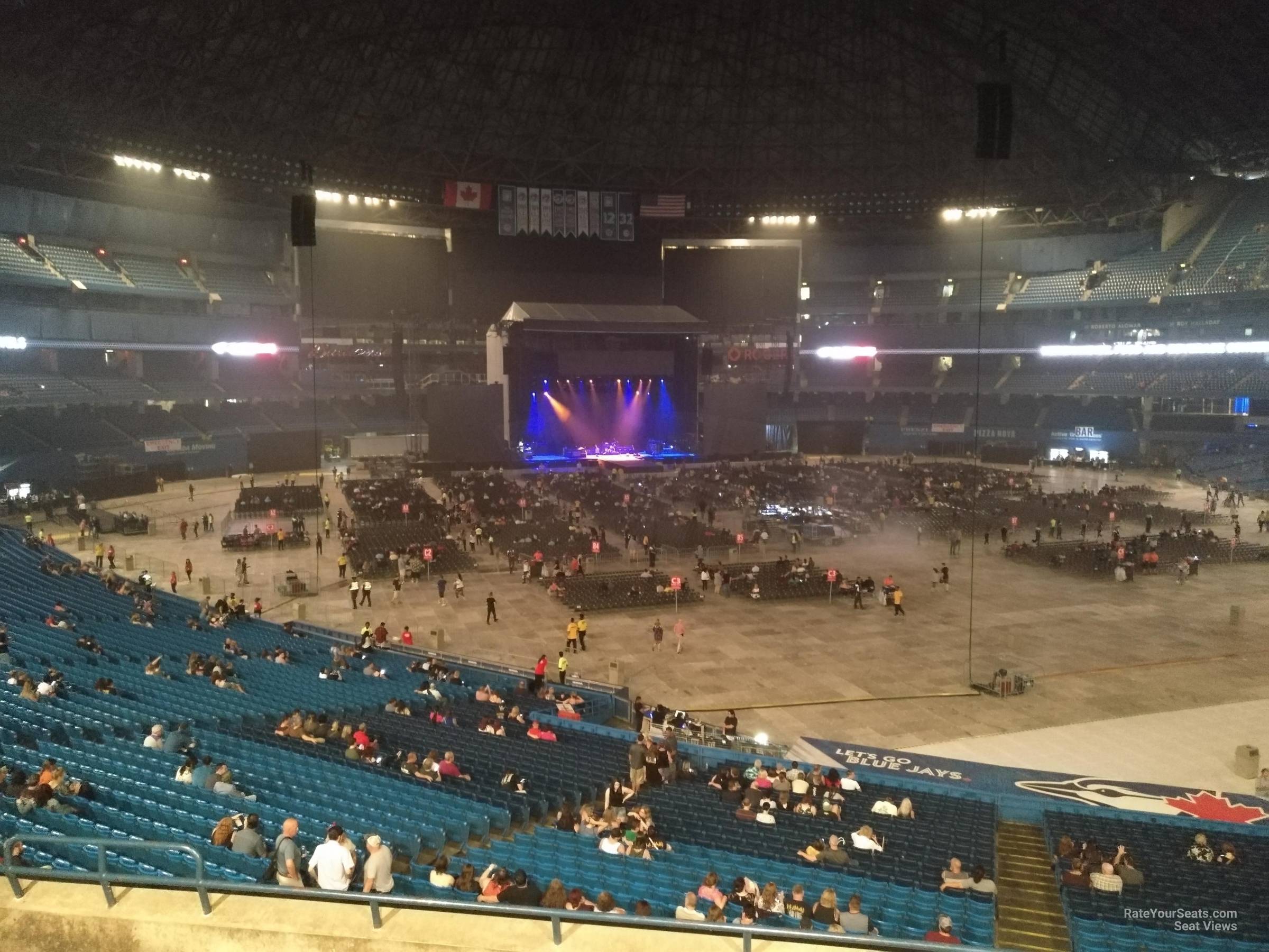 section 228, row 7 seat view  for concert - rogers centre
