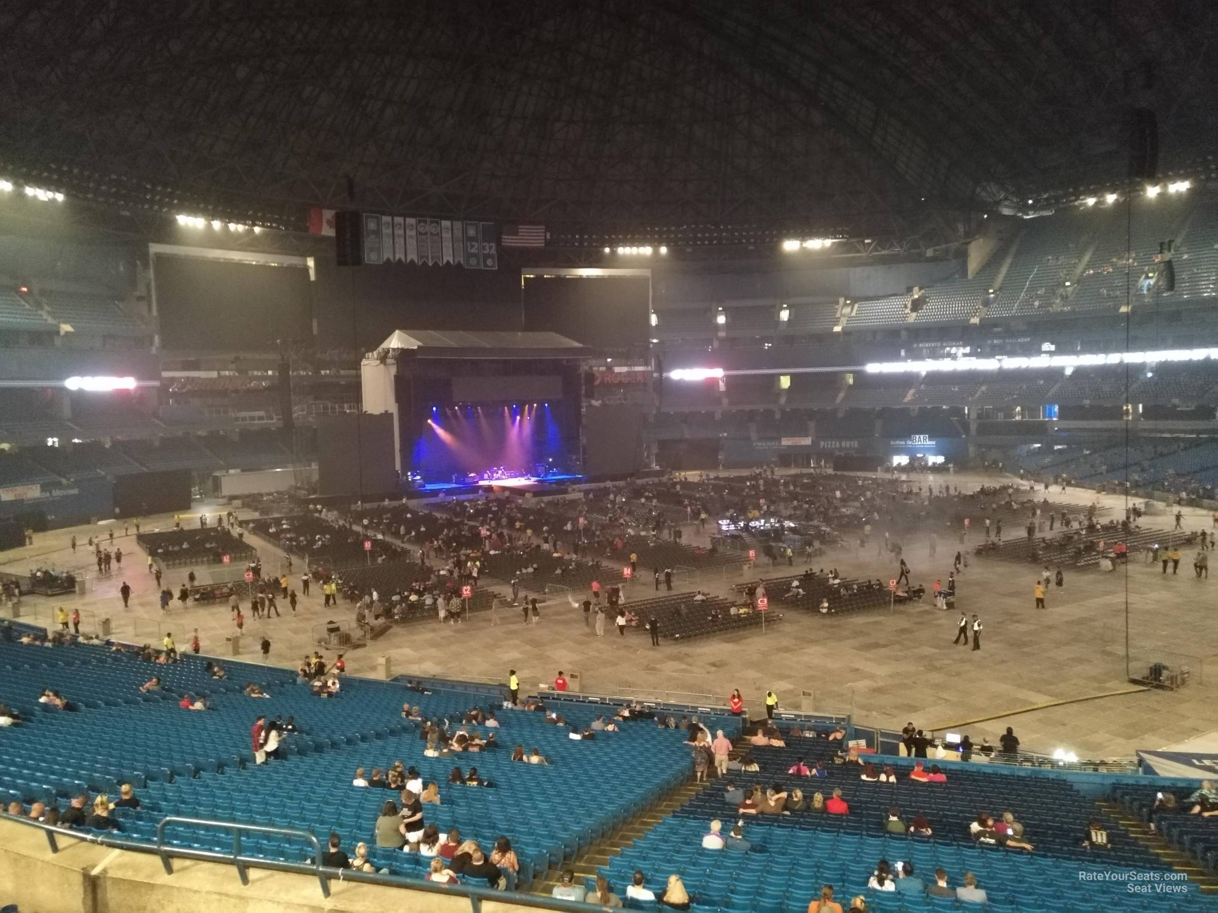 section 230, row 7 seat view  for concert - rogers centre