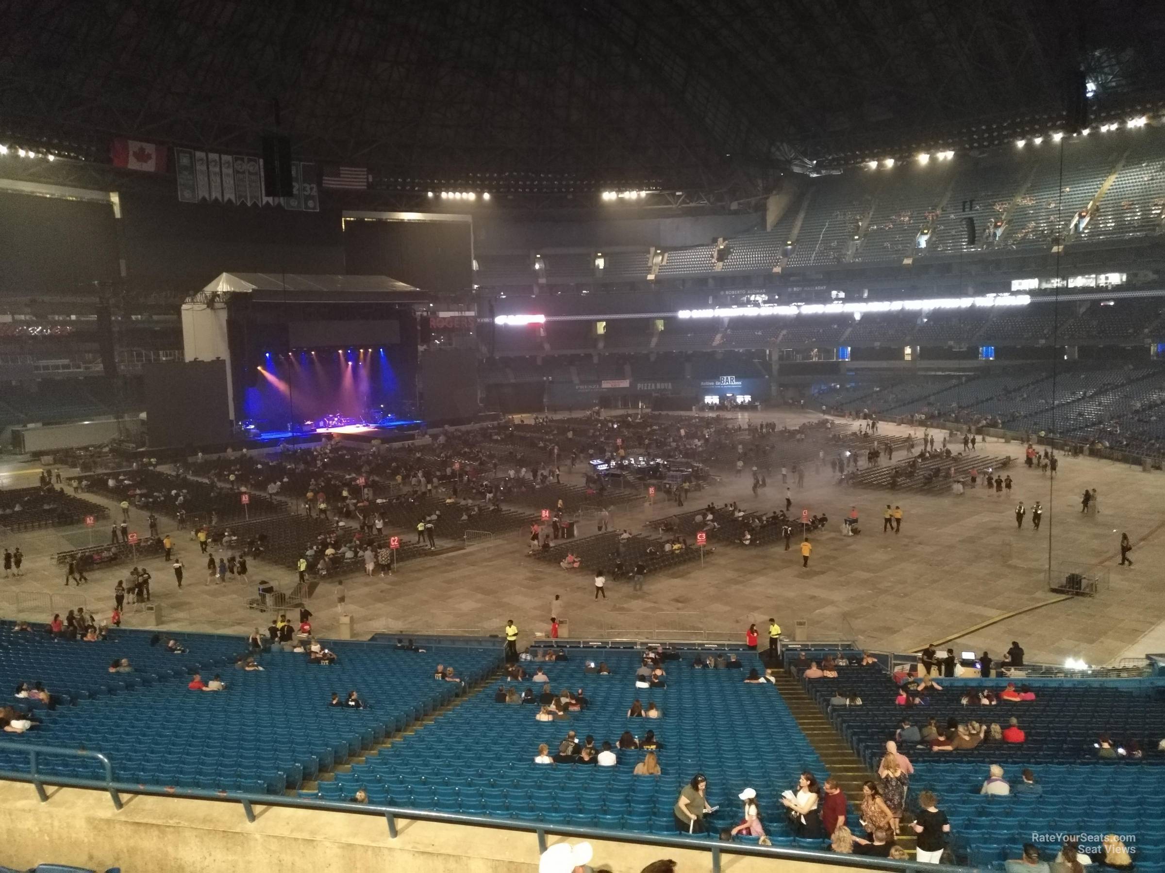 section 231, row 7 seat view  for concert - rogers centre