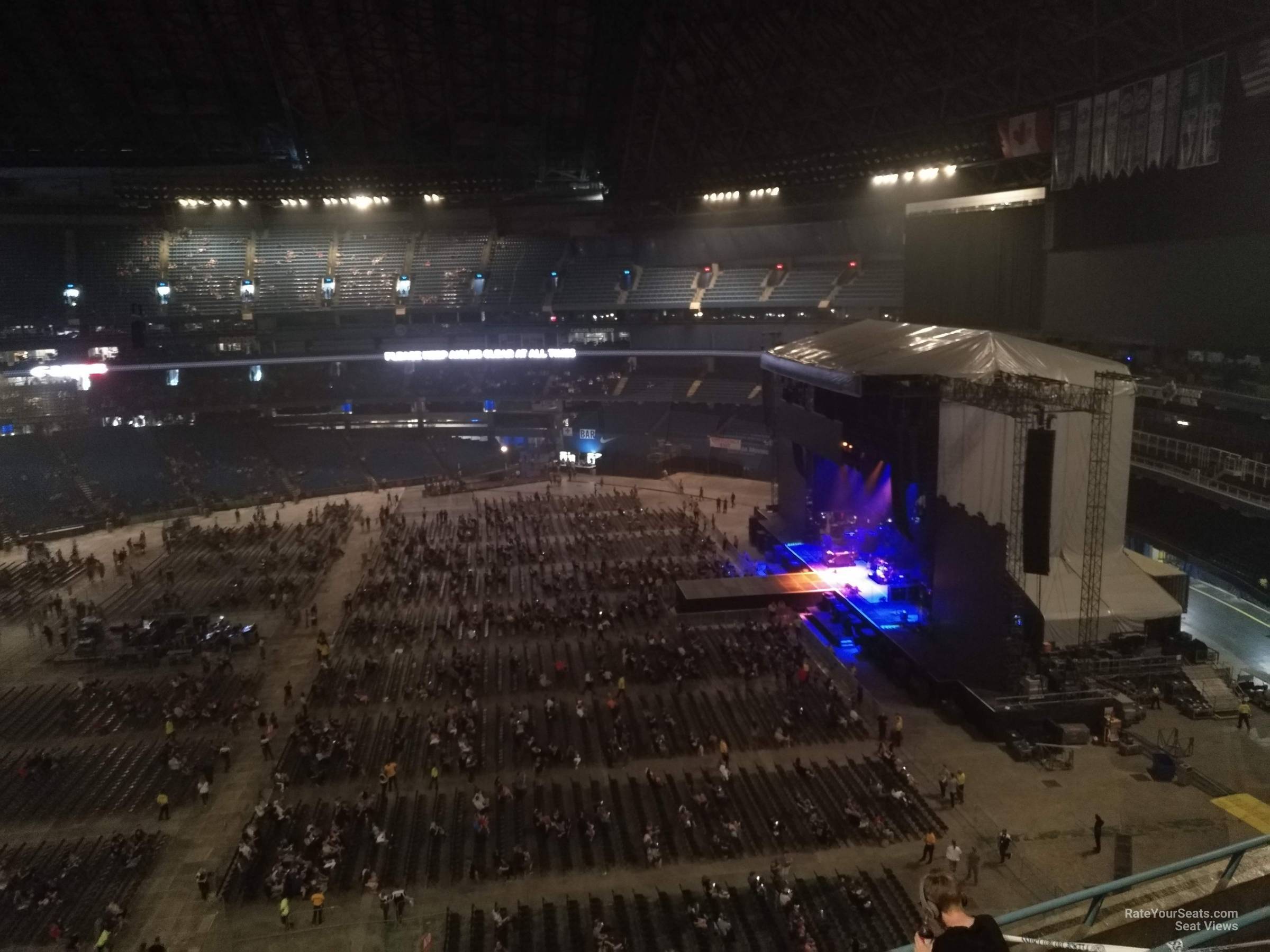 section 509, row 5 seat view  for concert - rogers centre