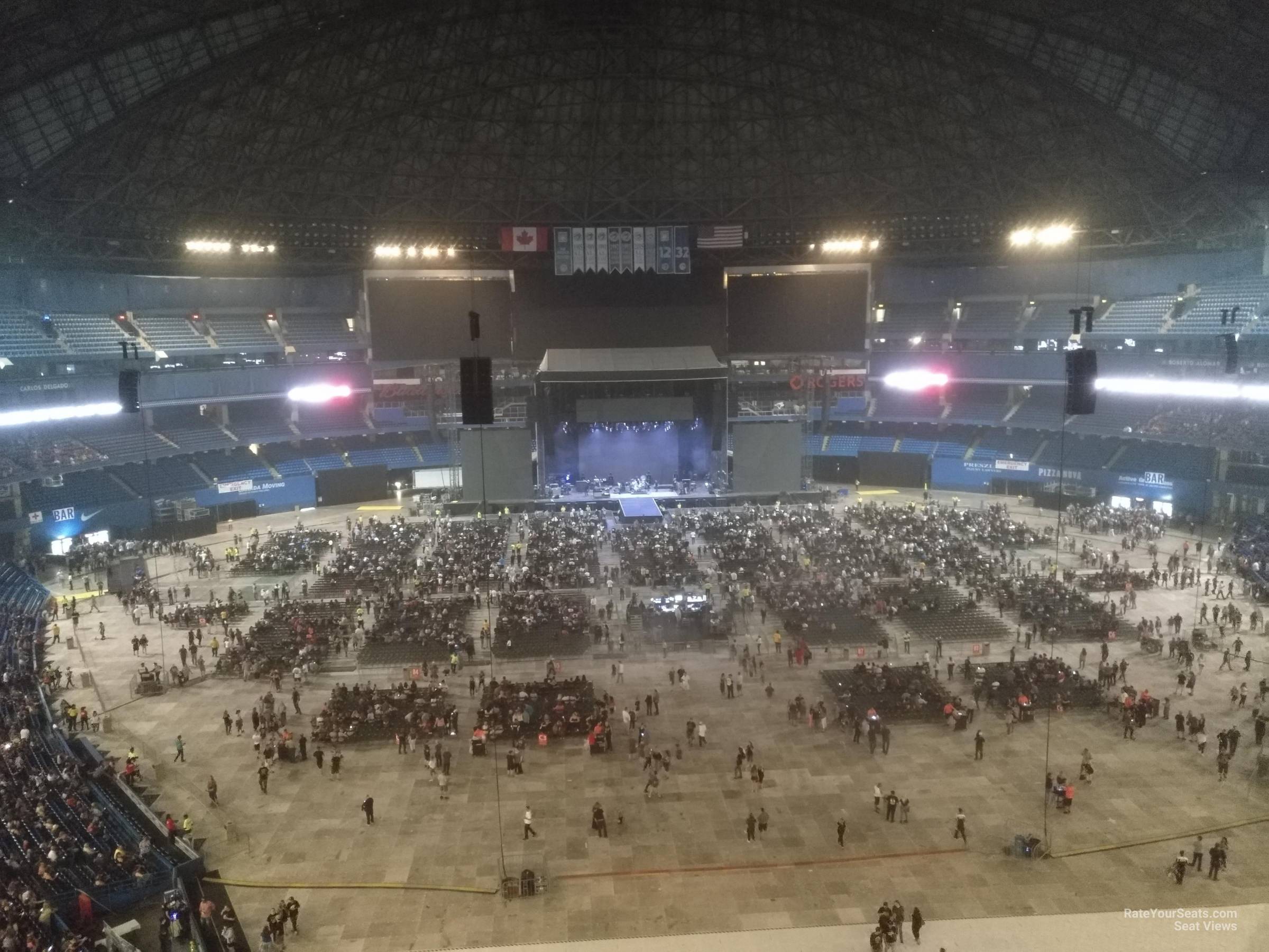 section 524b, row 5 seat view  for concert - rogers centre