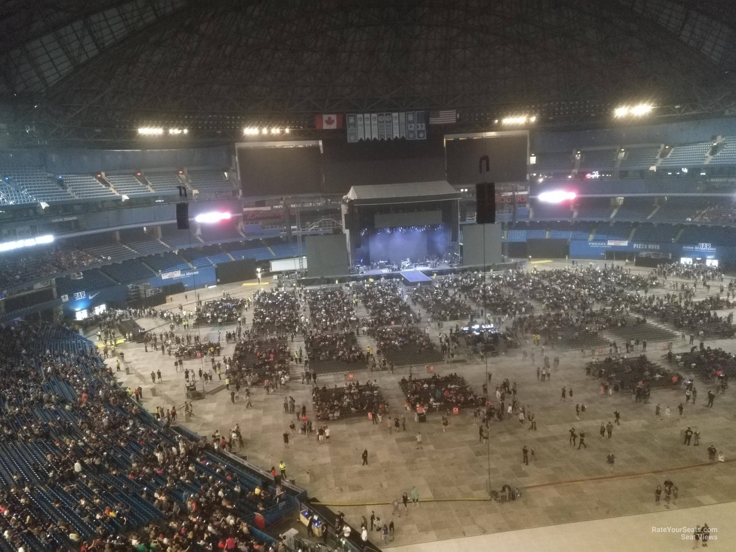 section 526, row 5 seat view  for concert - rogers centre