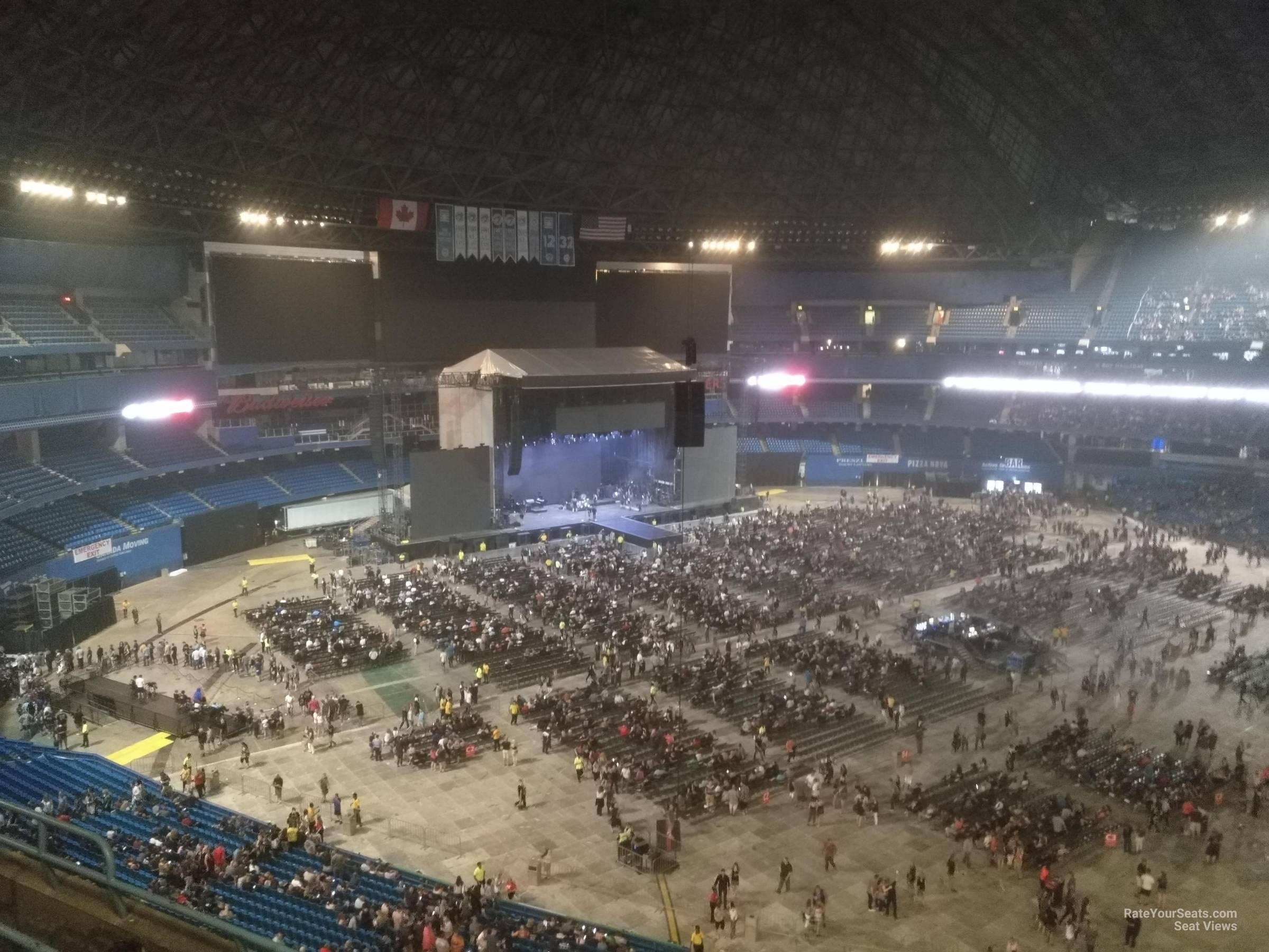section 531, row 5 seat view  for concert - rogers centre