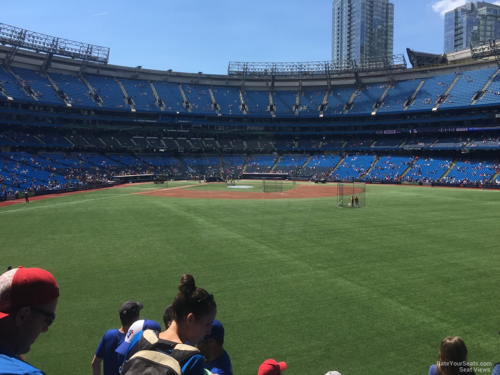 section 104, row 6 seat view  for baseball - rogers centre