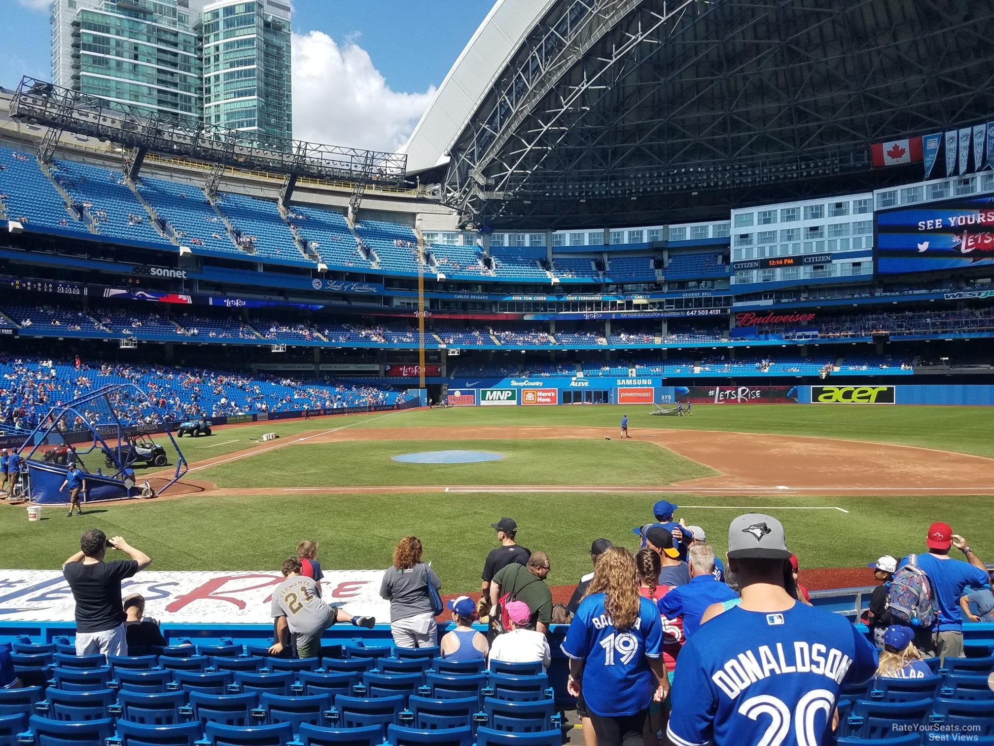 Blue Jays Seating Chart Row