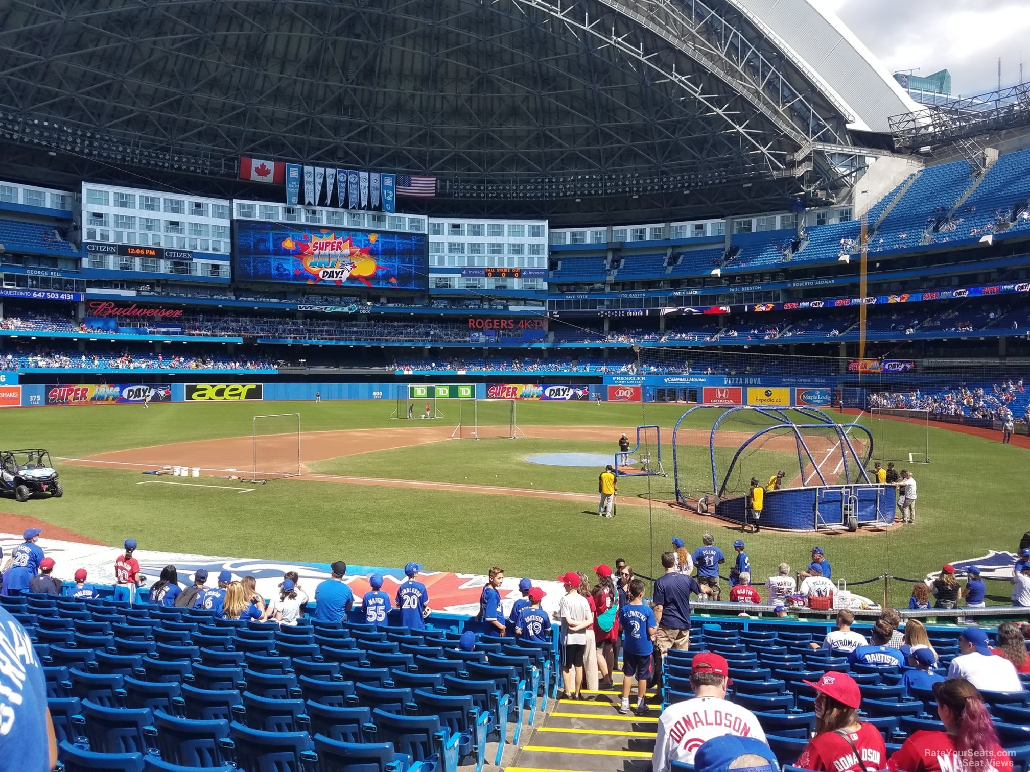 section 124, row 20 seat view  for baseball - rogers centre