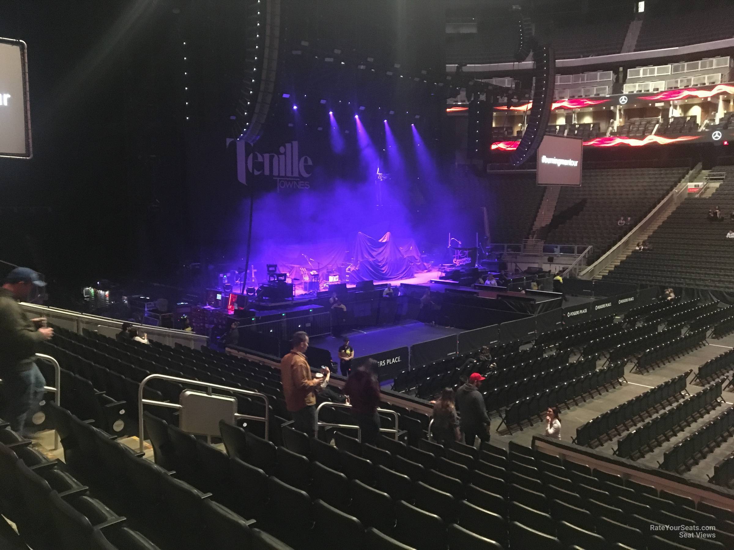 section 120, row 10 seat view  for concert - rogers place