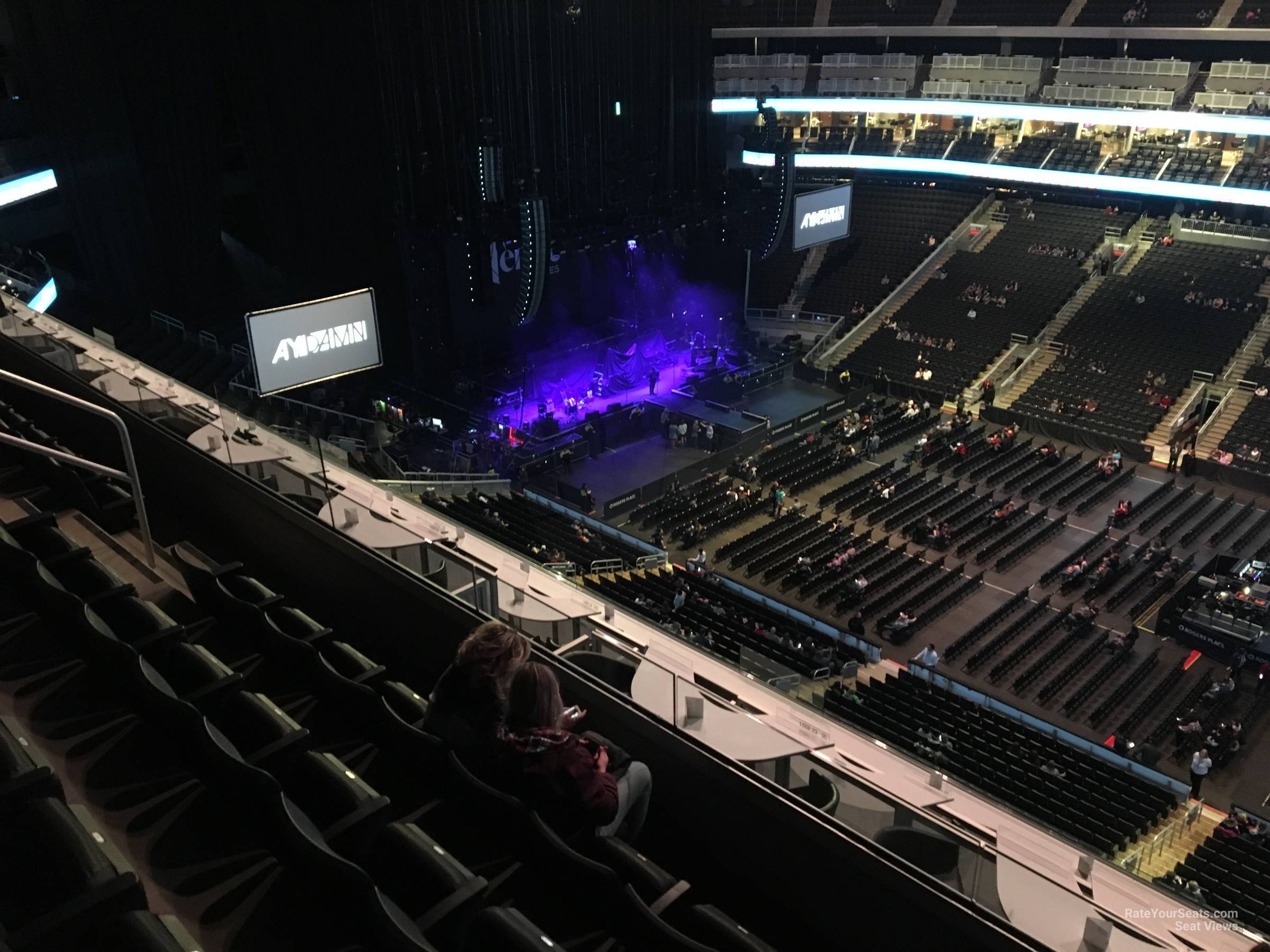 section 217, row 5 seat view  for concert - rogers place