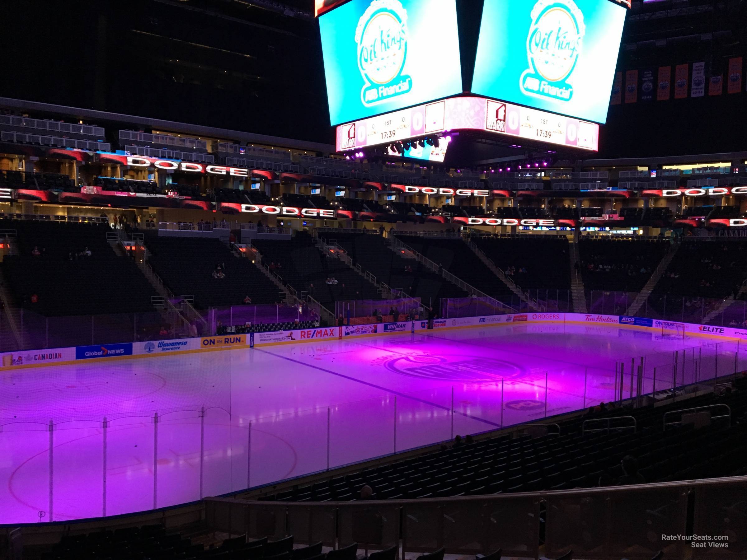 Rogers Place Section 122 Edmonton Oilers
