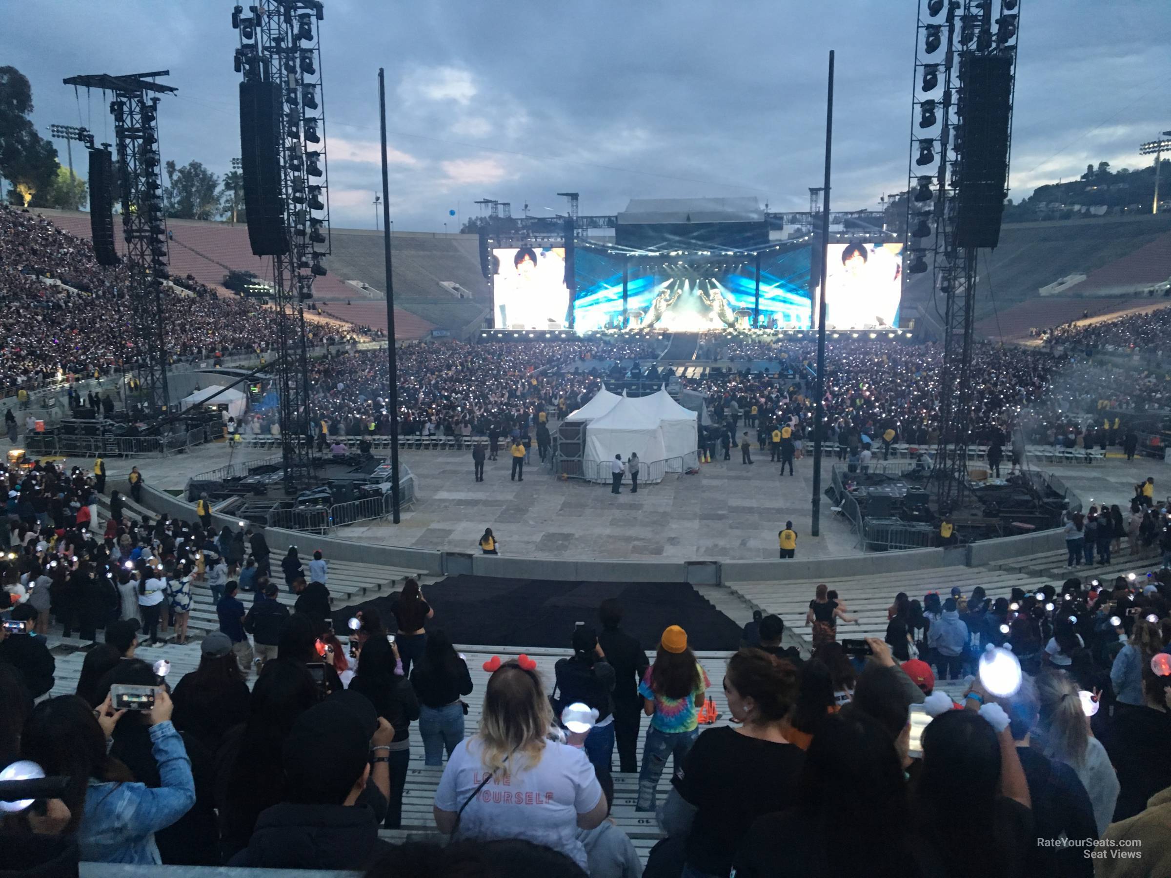 Rose Bowl Seating Chart Rolling Stones 2019