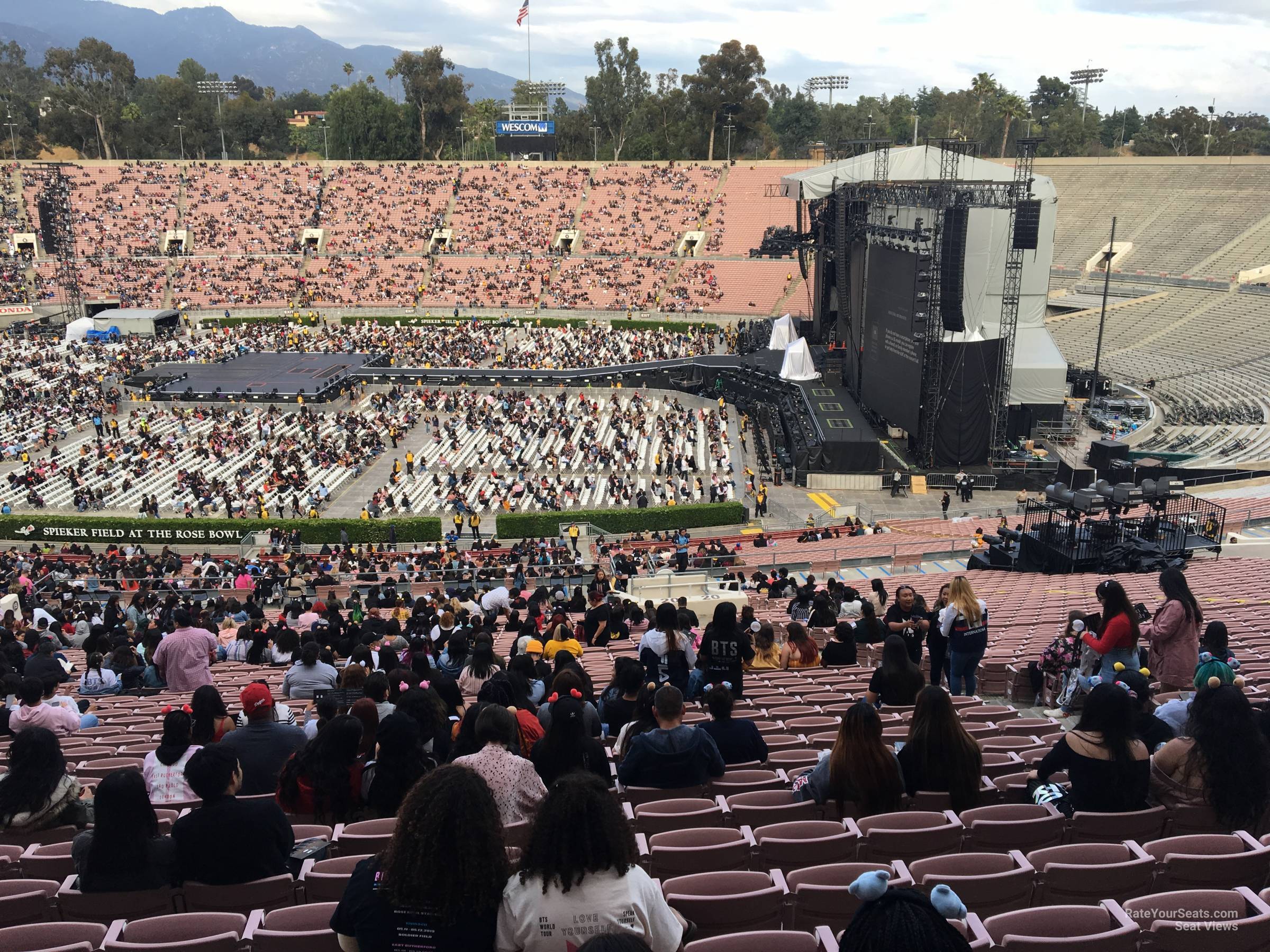 Rose Bowl Concert Seating Chart Virtual View