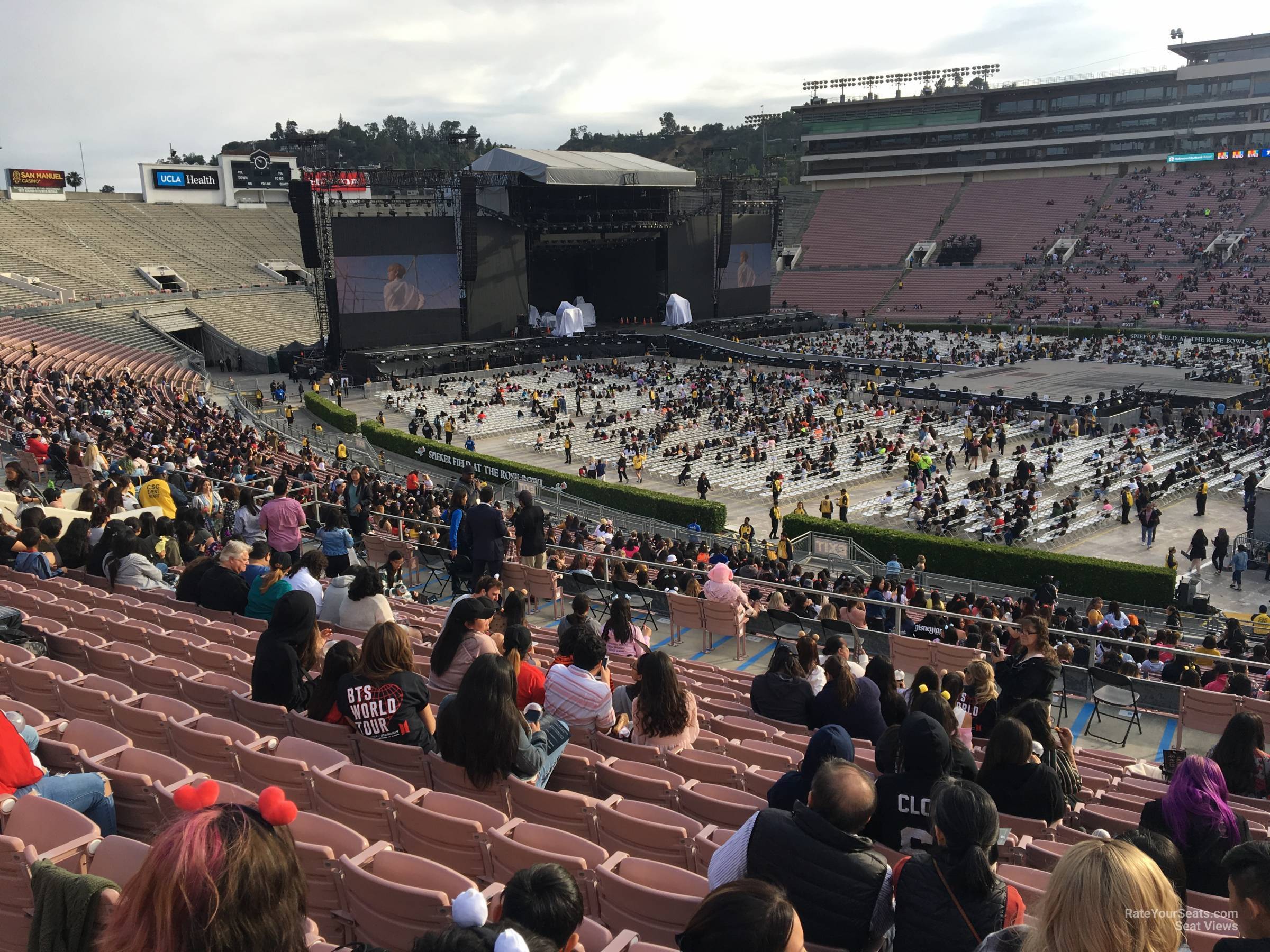 Rose Bowl Concert Seating Chart Virtual View