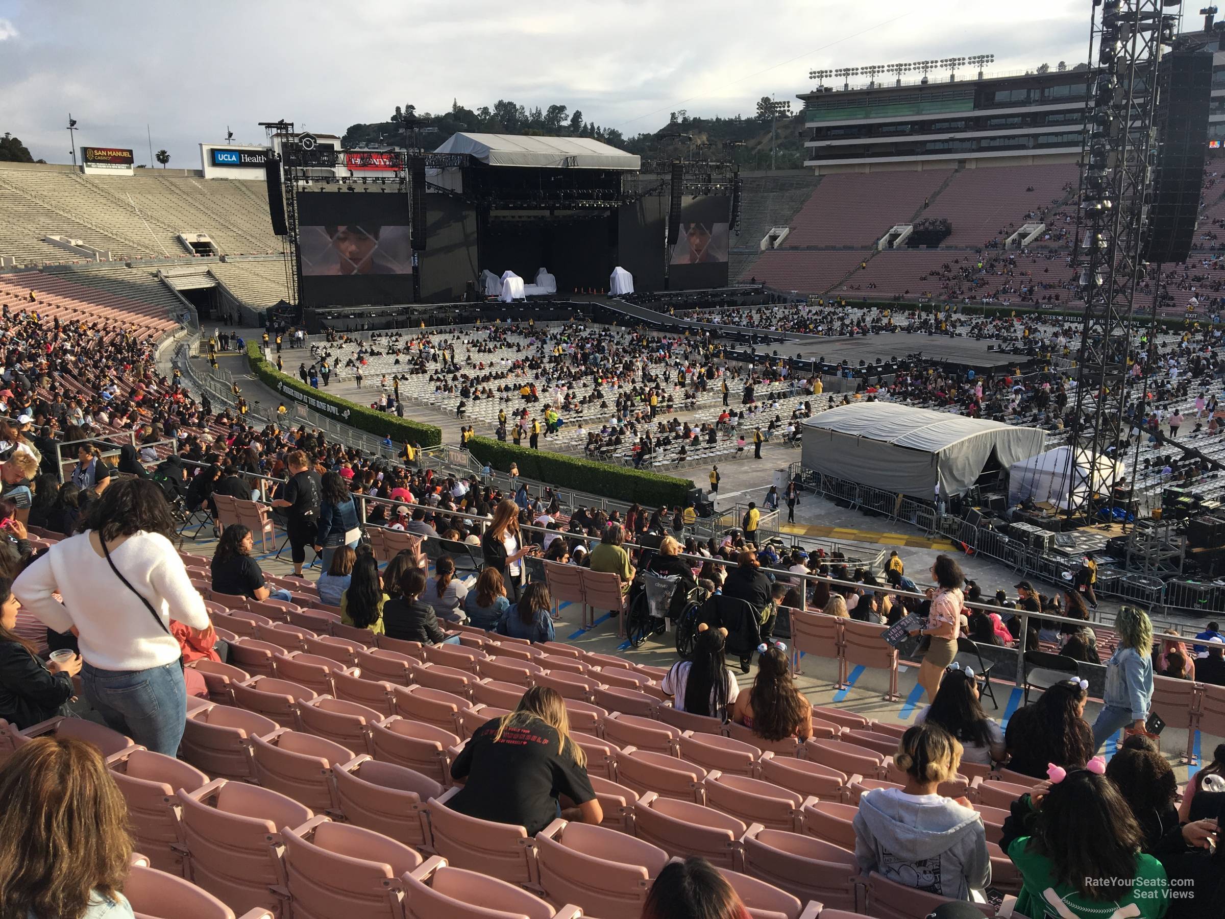 Rose Bowl Seating Chart With Seat Numbers Elcho Table
