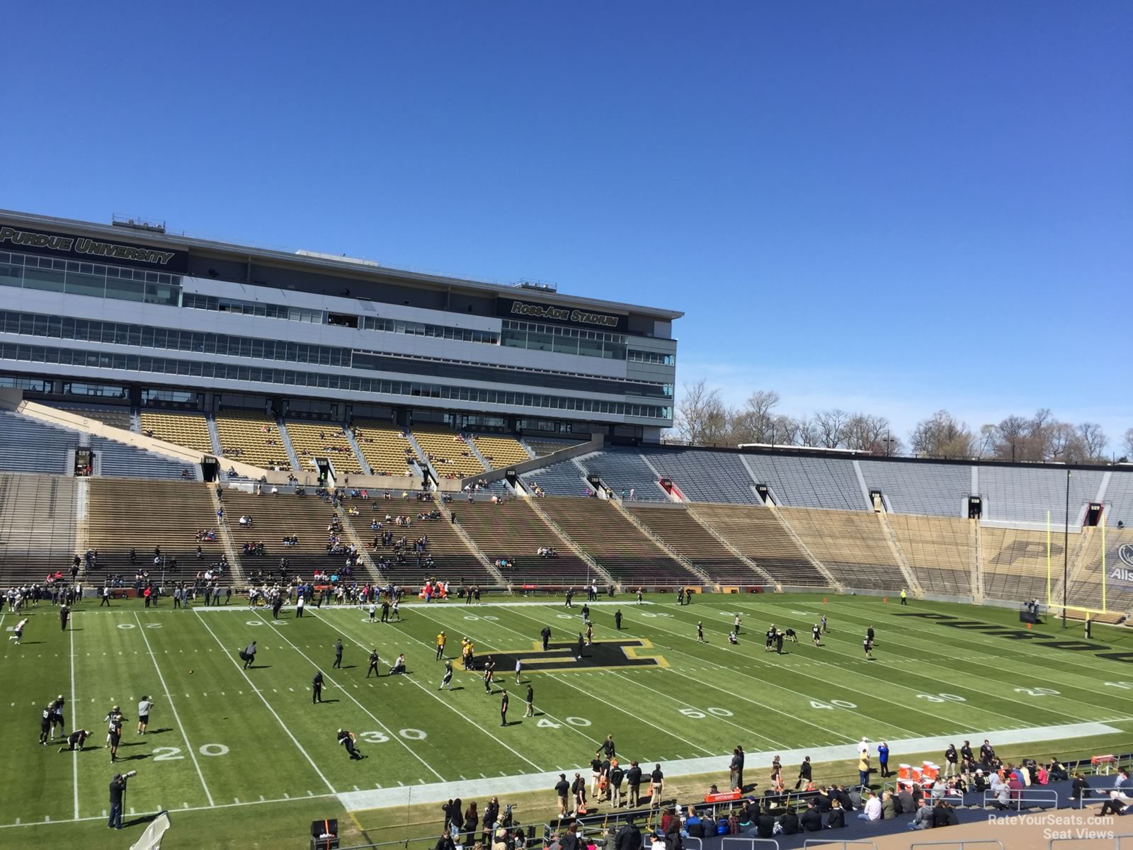section 103, row 48 seat view  - ross-ade stadium