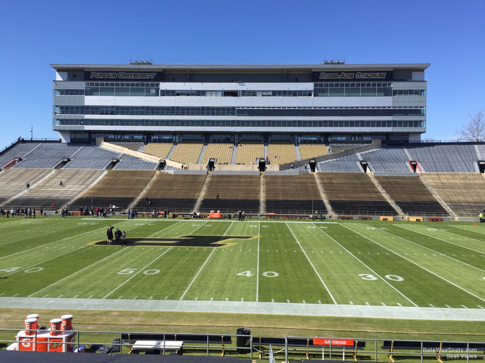 section 106, row 24 seat view  - ross-ade stadium