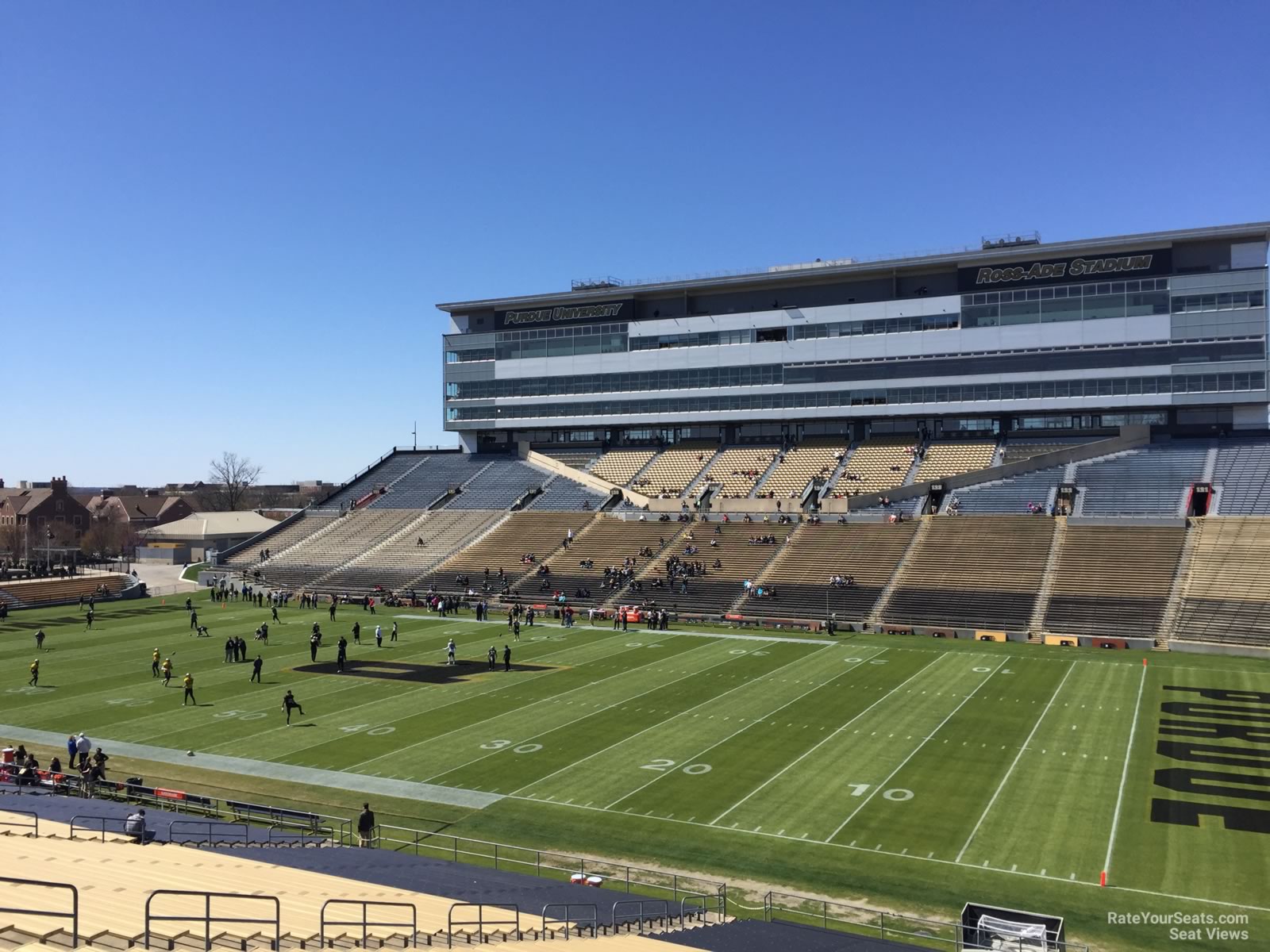 section 109, row 48 seat view  - ross-ade stadium