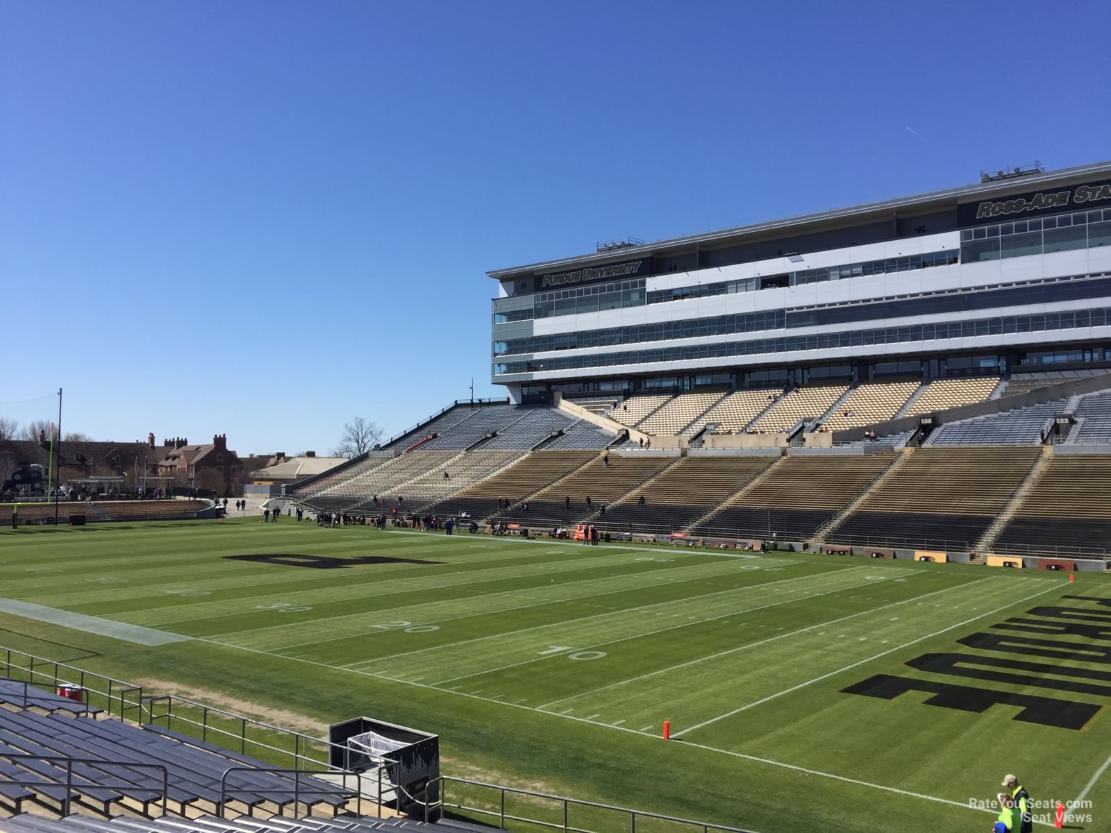 section 110, row 24 seat view  - ross-ade stadium
