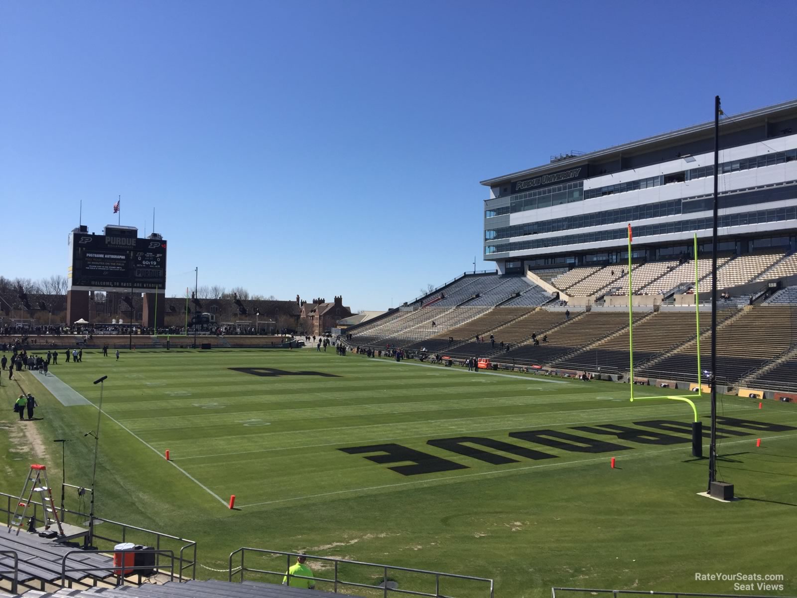 section 112, row 24 seat view  - ross-ade stadium