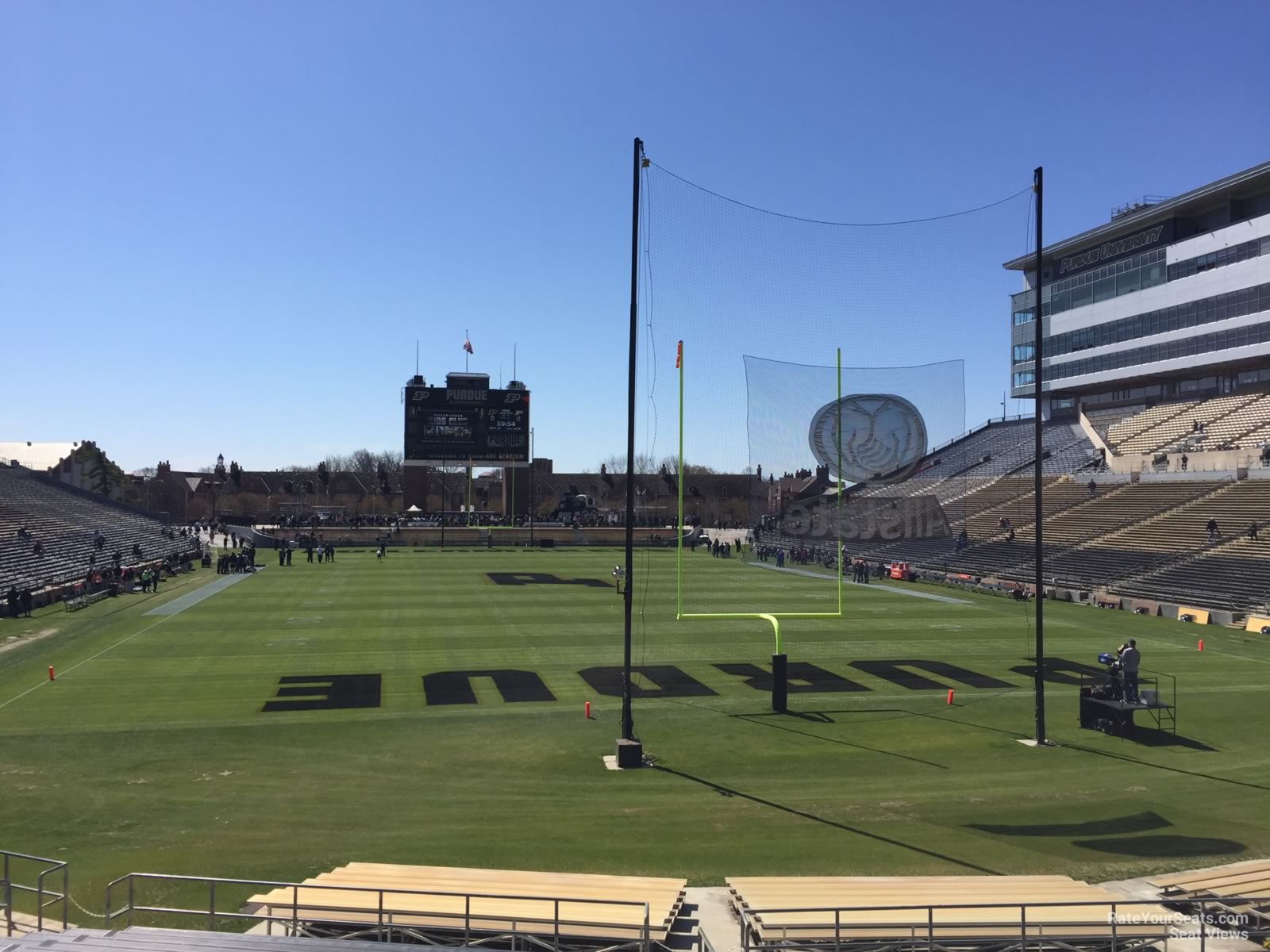 section 114, row 24 seat view  - ross-ade stadium