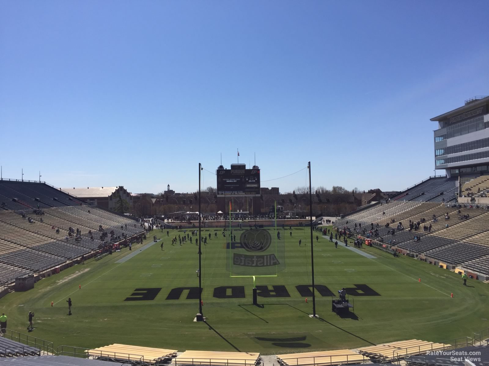 section 115, row 48 seat view  - ross-ade stadium