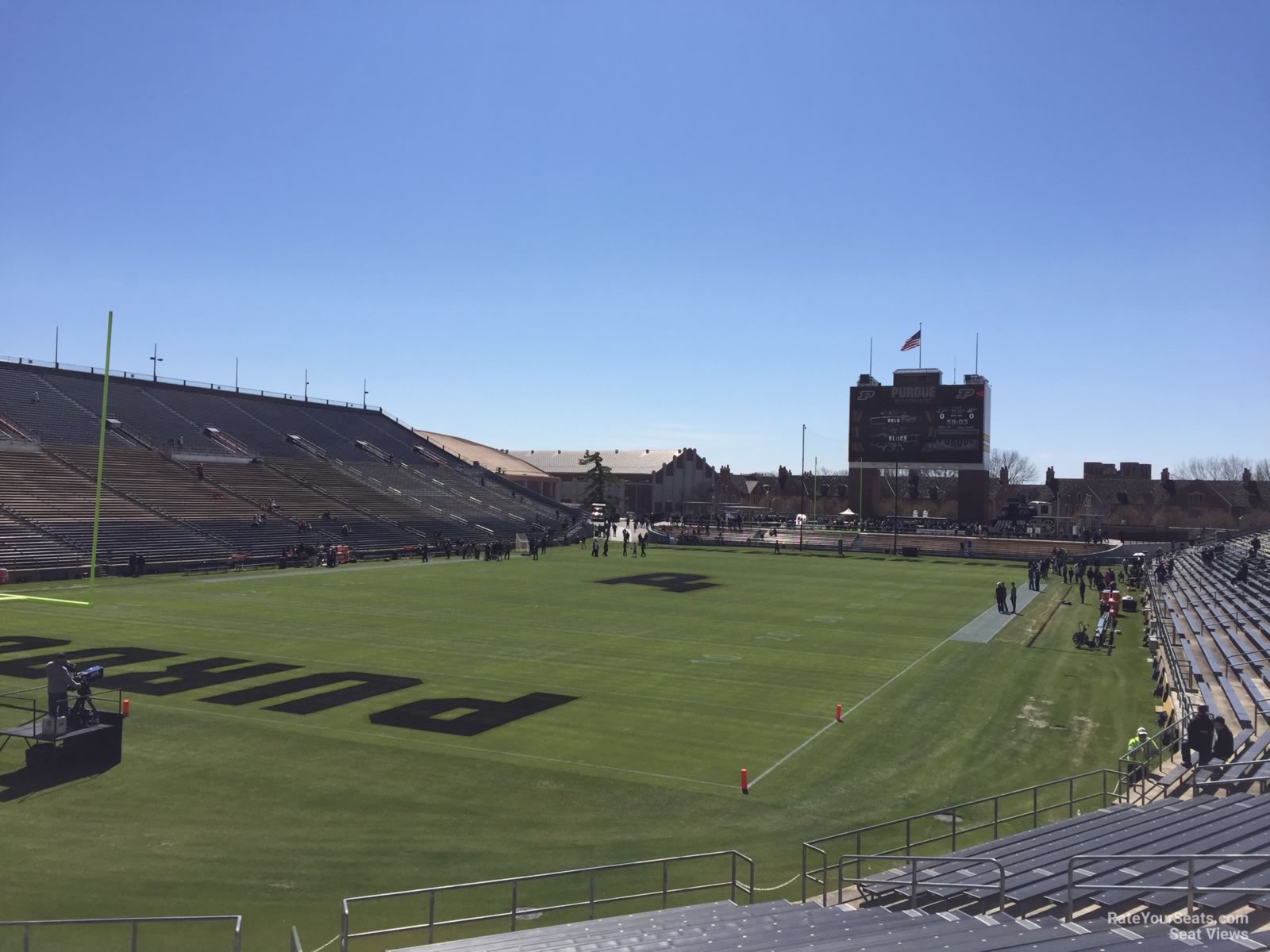 section 118, row 24 seat view  - ross-ade stadium