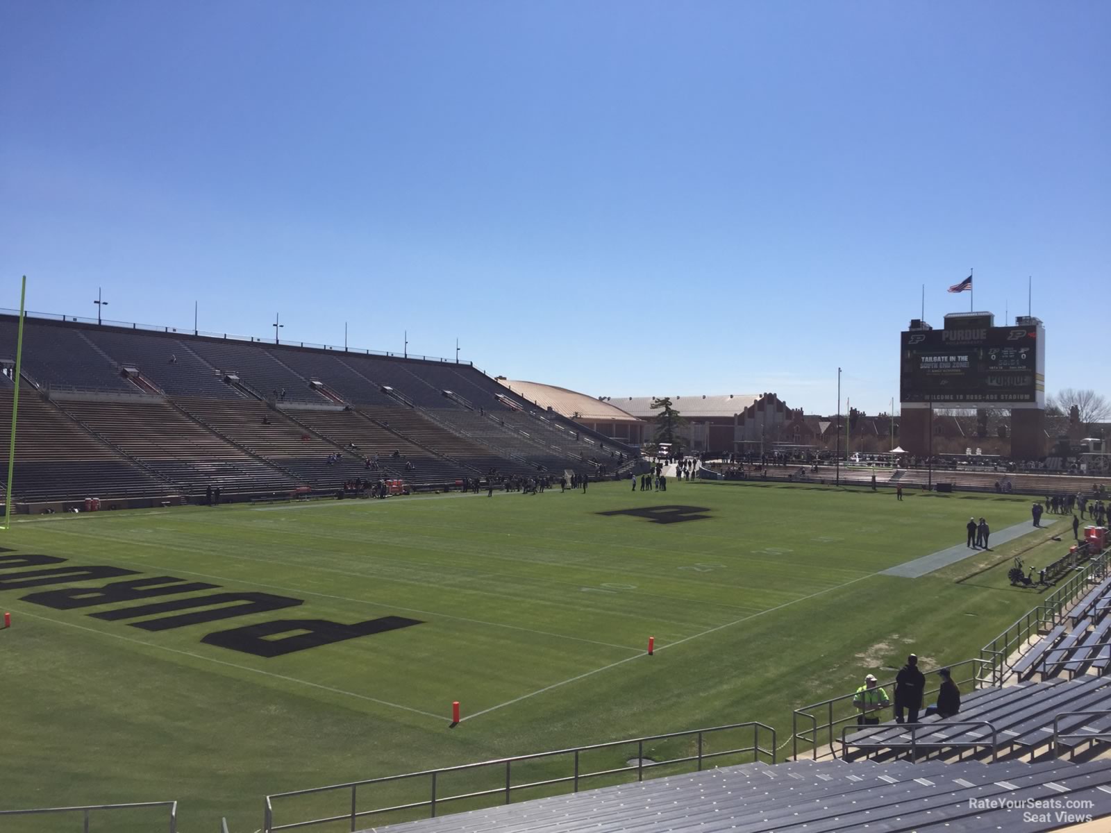 section 119, row 24 seat view  - ross-ade stadium