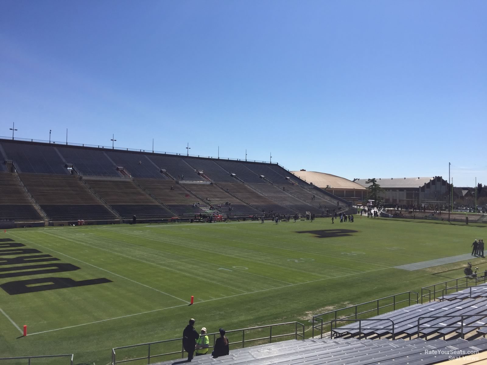 section 120, row 24 seat view  - ross-ade stadium