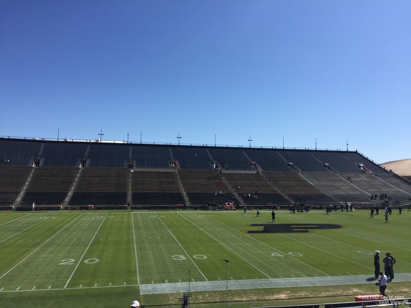 section 123, row 24 seat view  - ross-ade stadium