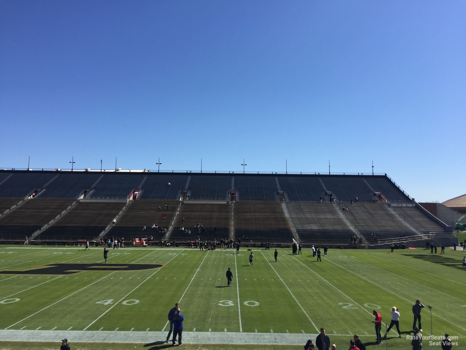 section 126, row 24 seat view  - ross-ade stadium