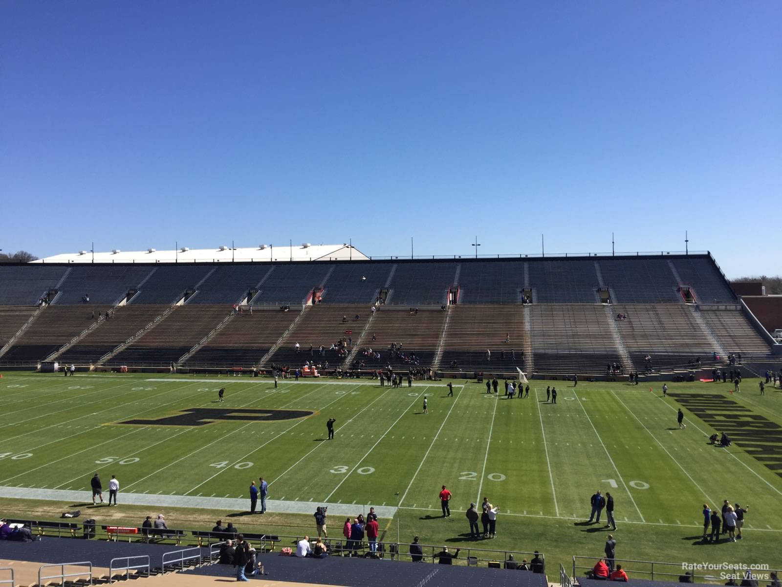 section 127, row 48 seat view  - ross-ade stadium