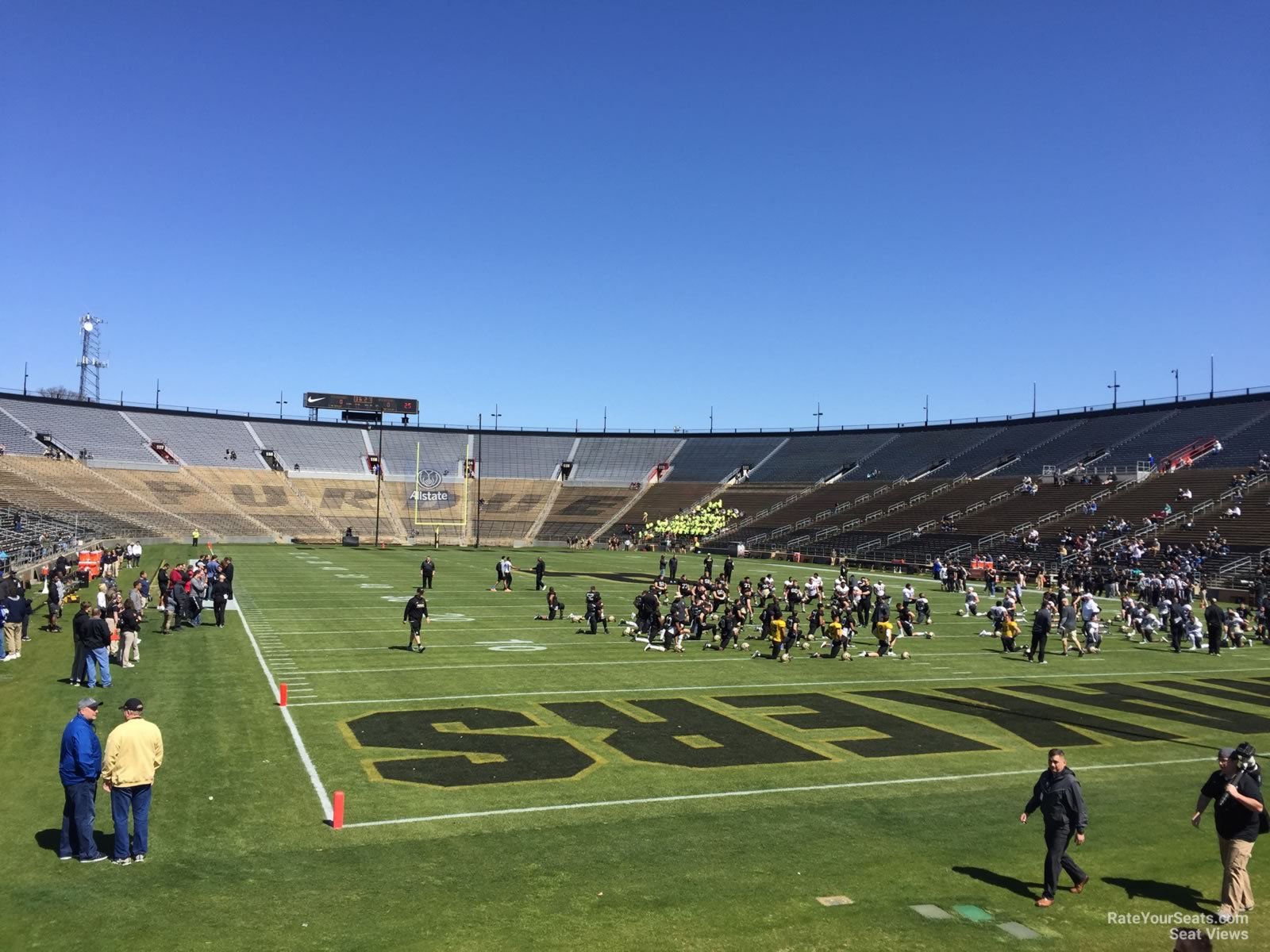 section 30, row 5 seat view  - ross-ade stadium