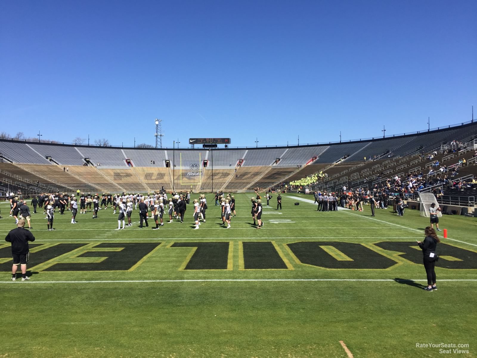 section 33, row 5 seat view  - ross-ade stadium