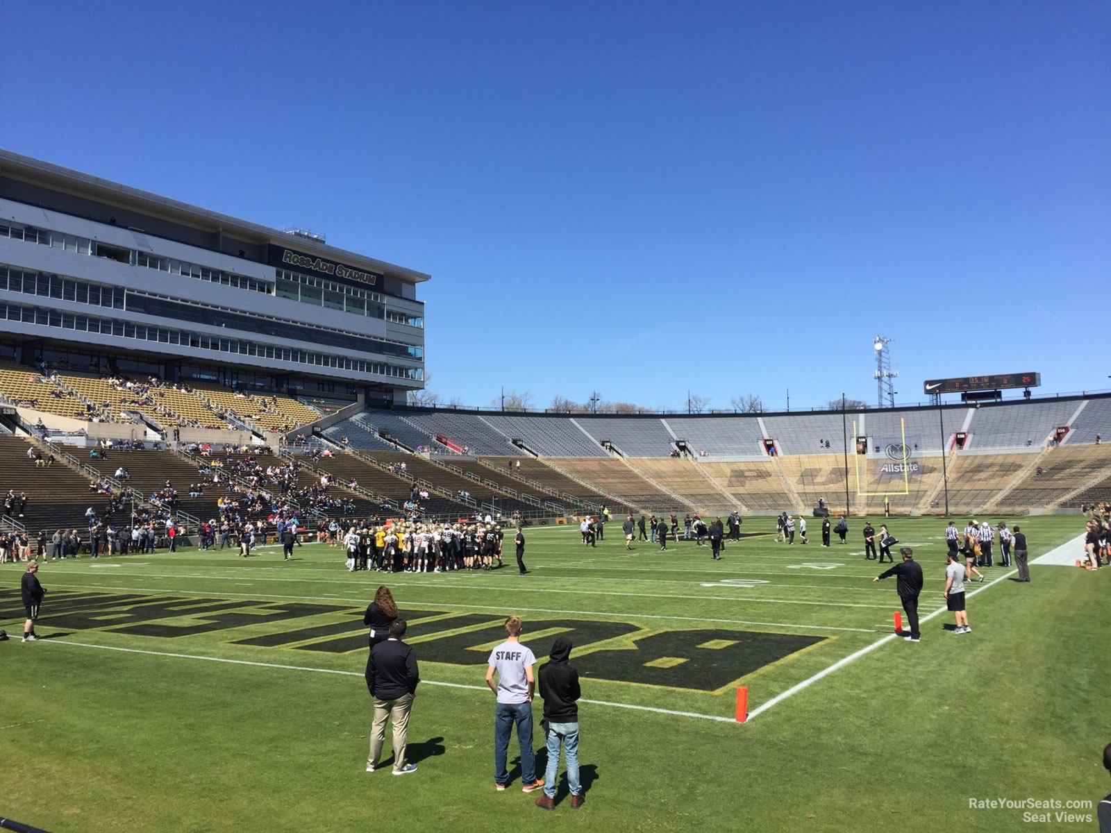 section 34, row 5 seat view  - ross-ade stadium