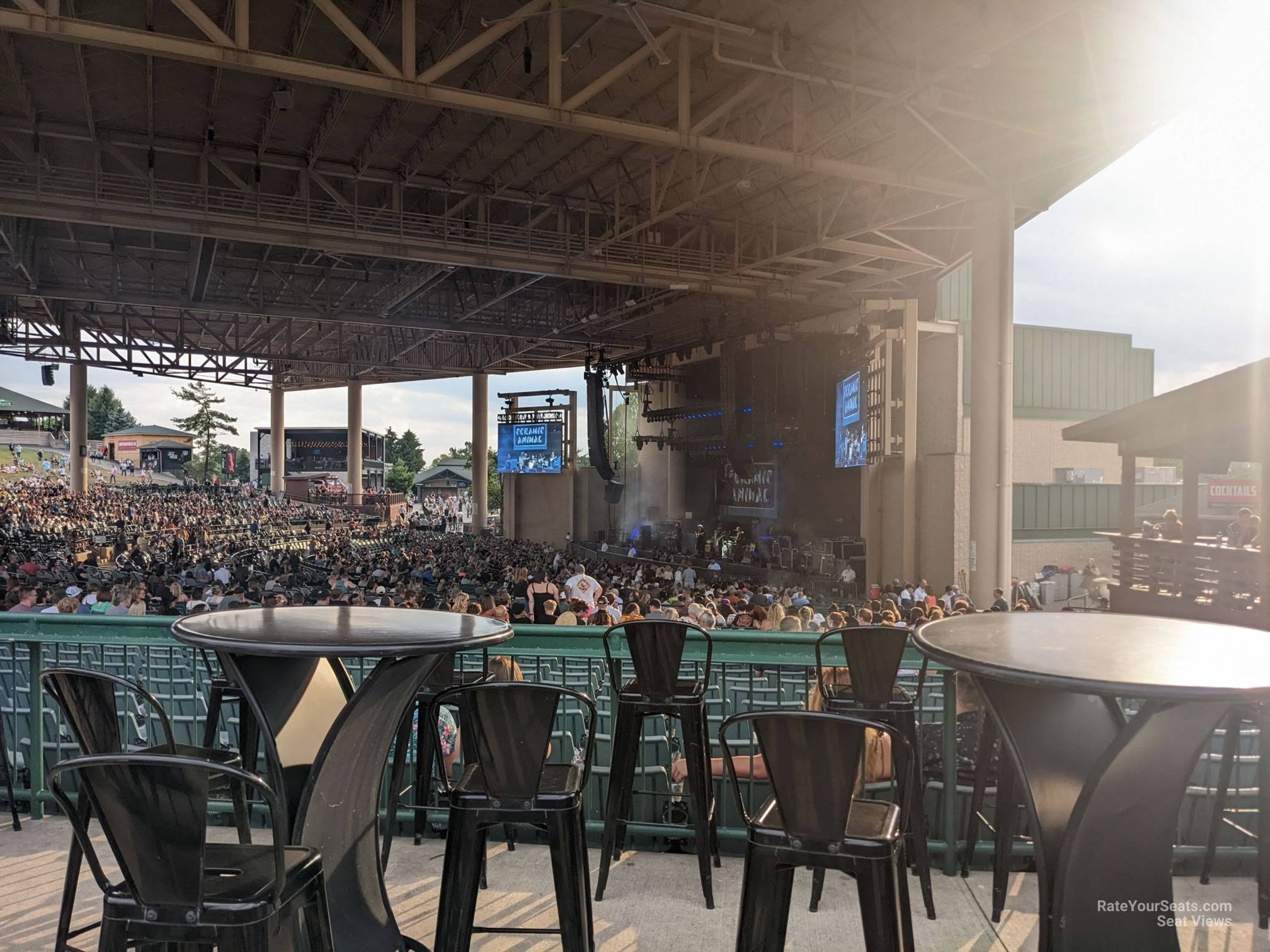 deck h seat view  - ruoff music center