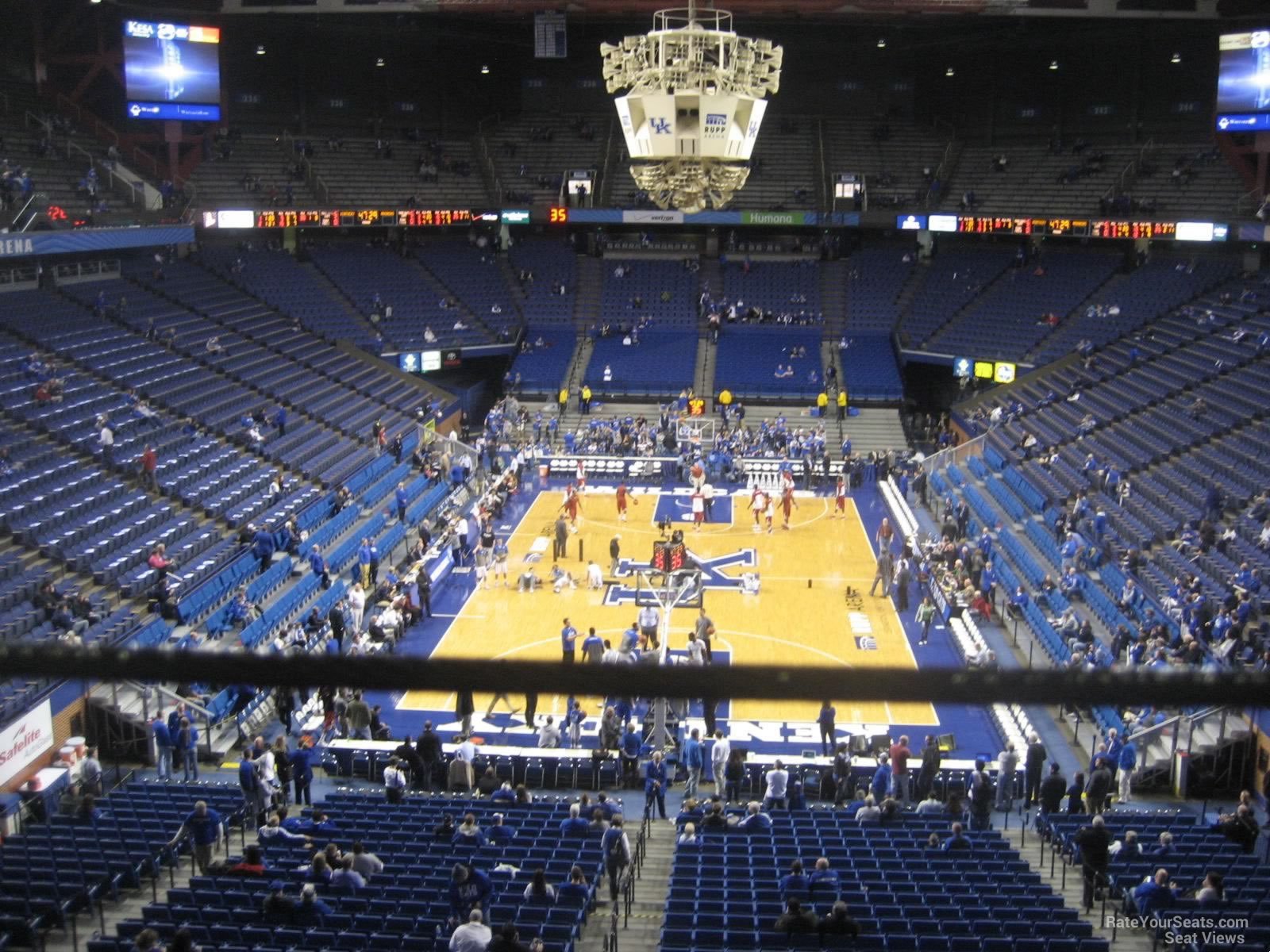rupp arena section 223 rateyourseats com rupp arena seating chart