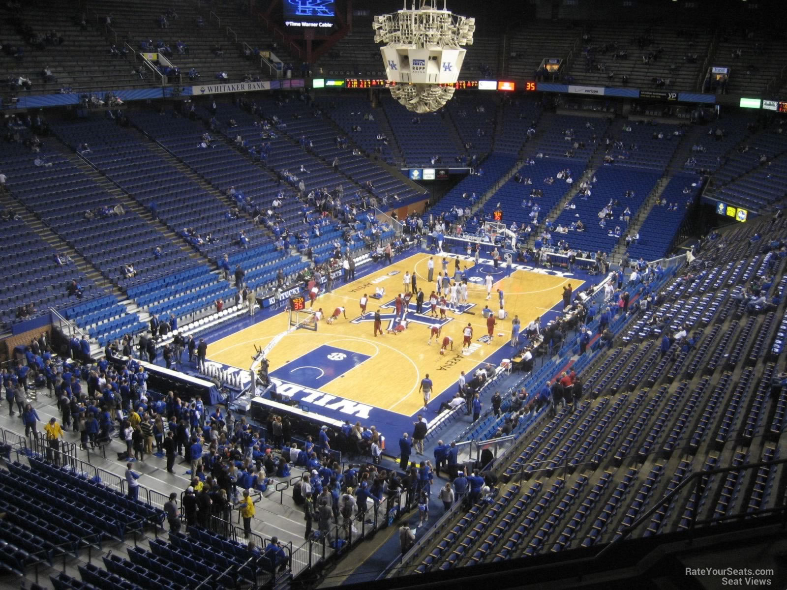 section 236, row d seat view  for basketball - rupp arena