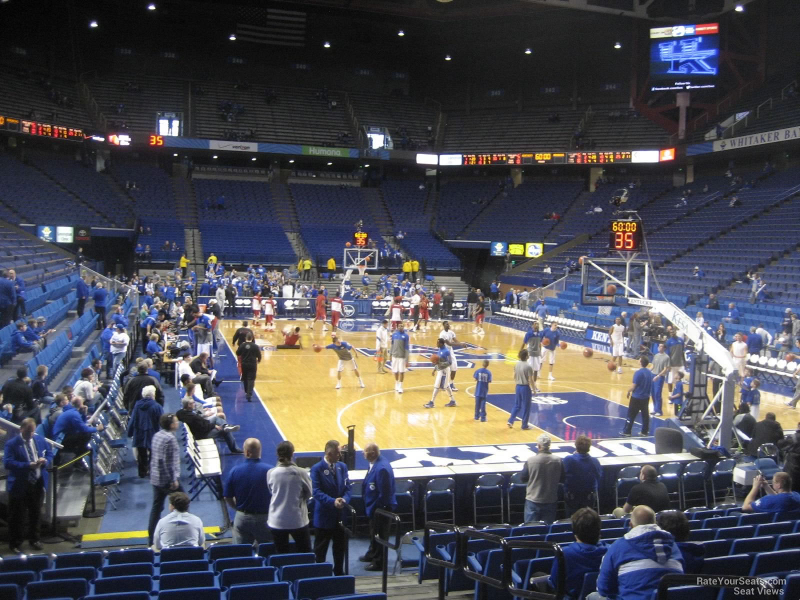 Section 24 at Rupp Arena Kentucky Basketball