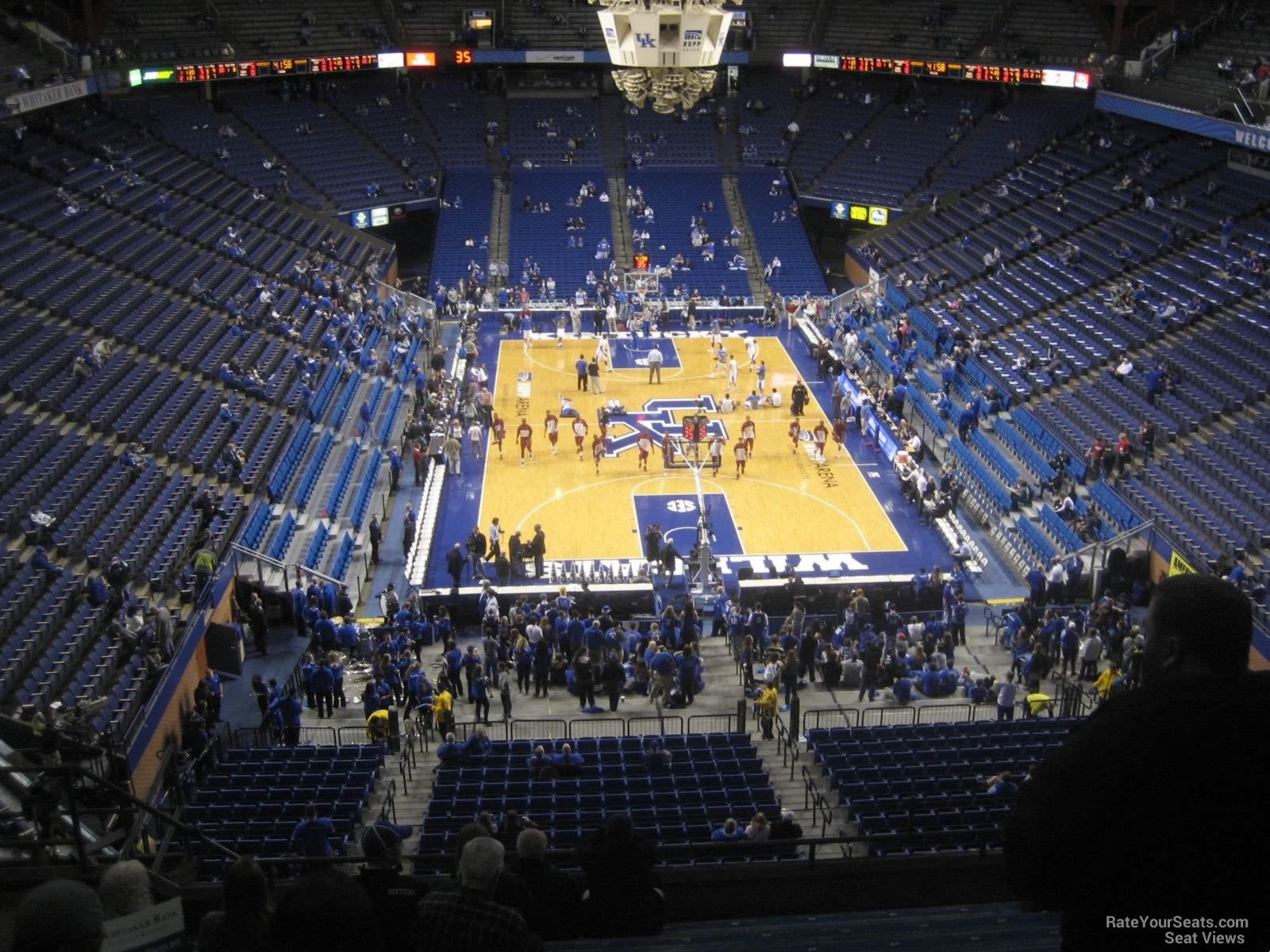 Section 240 at Rupp Arena Kentucky Basketball