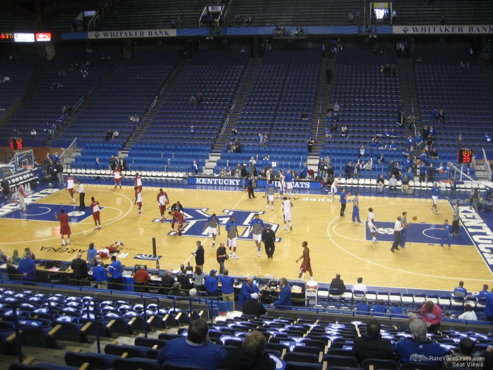 section 30, row s seat view  for basketball - rupp arena