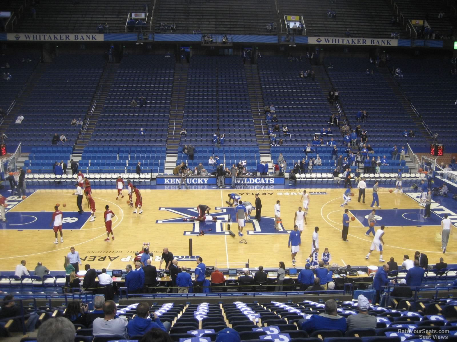 section 31, row s seat view  for basketball - rupp arena
