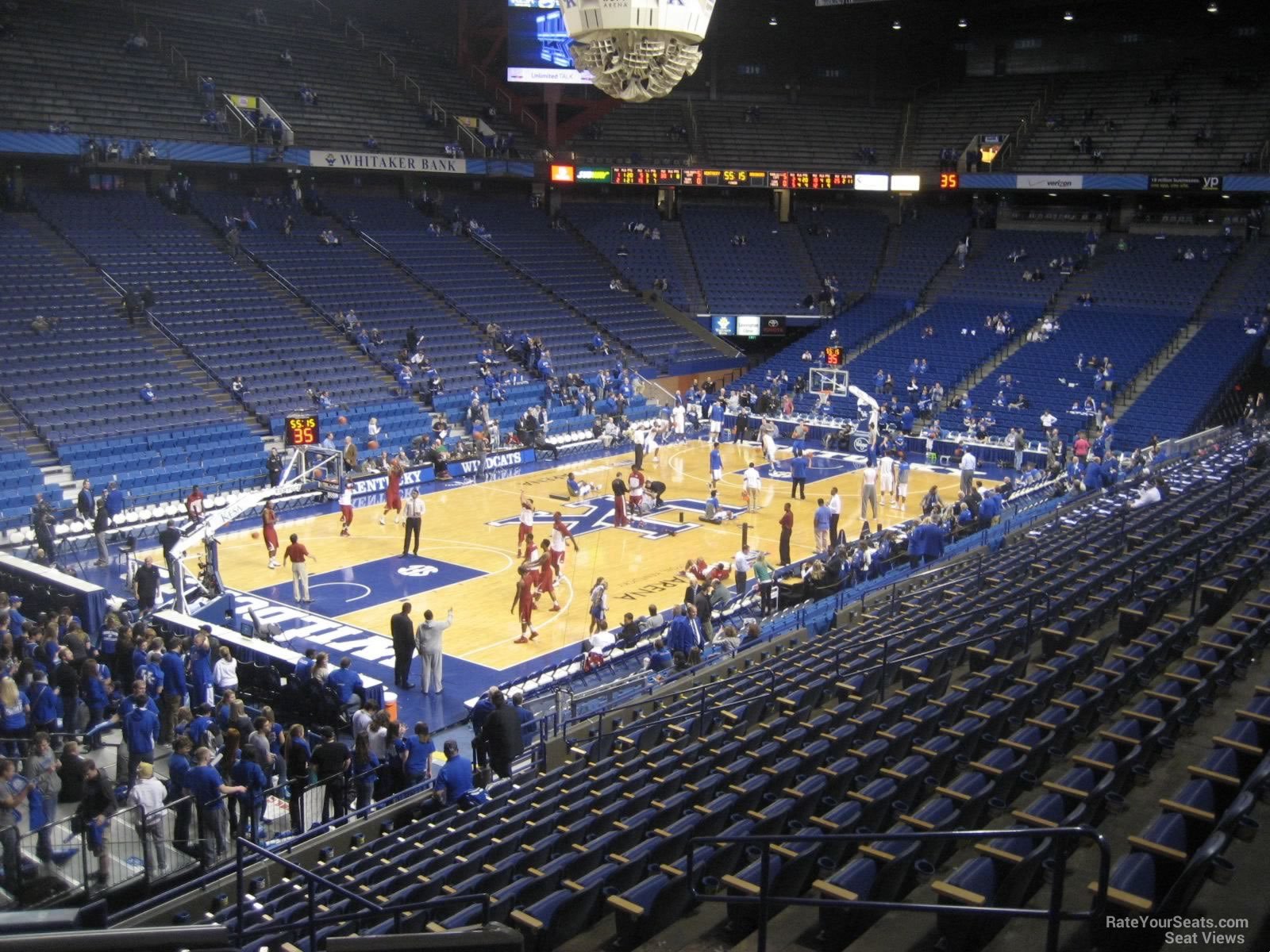 Section 35 at Rupp Arena Kentucky Basketball