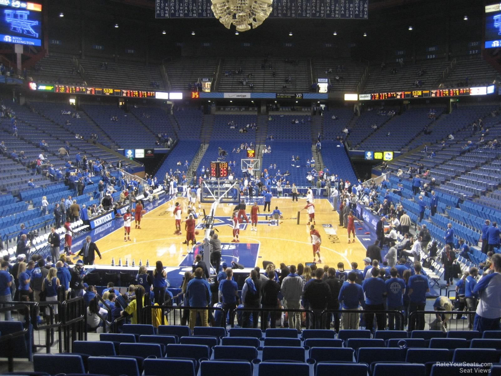 section 39, row mm seat view  for basketball - rupp arena