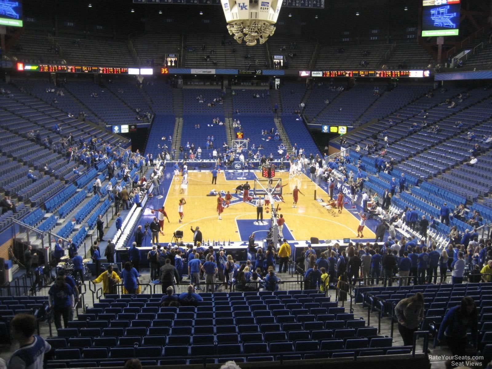 Rupp Arena Section 40 - Kentucky Basketball - RateYourSeats.com