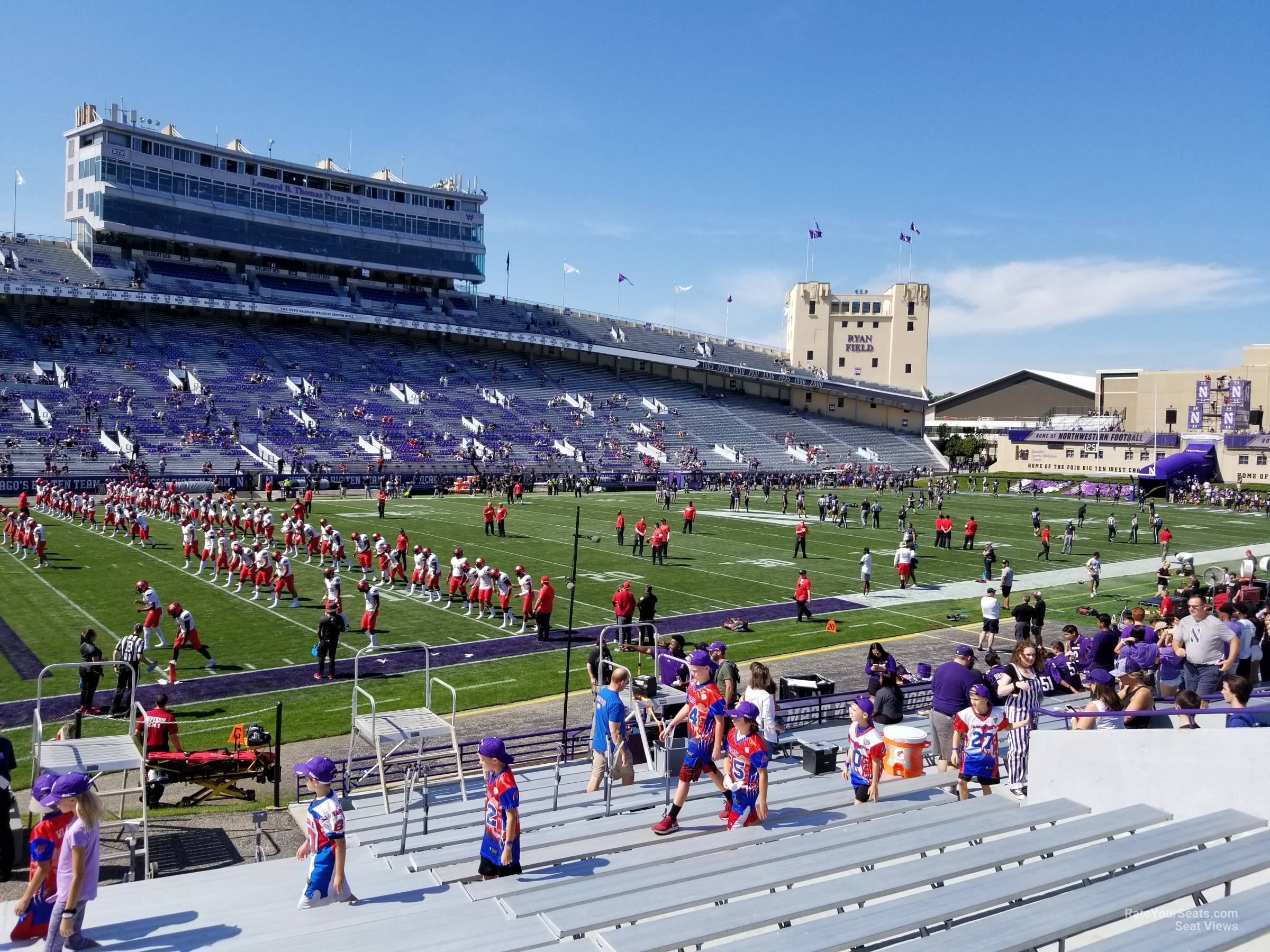 section 112, row 20 seat view  - ryan field