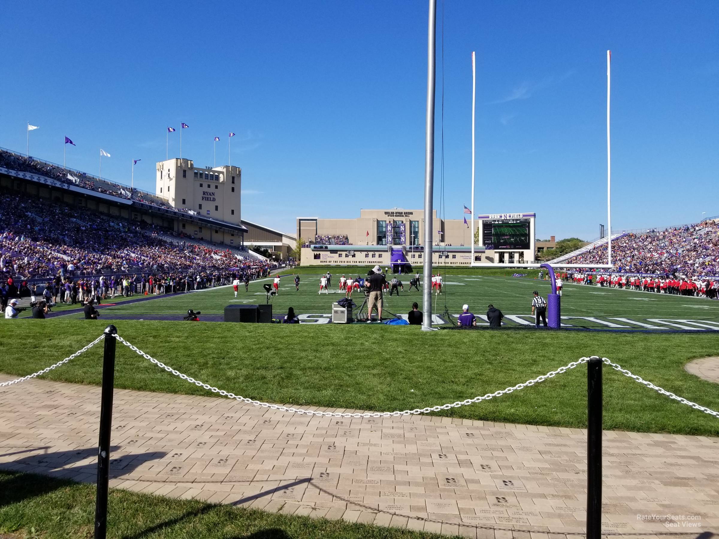 section 118, row 1 seat view  - ryan field