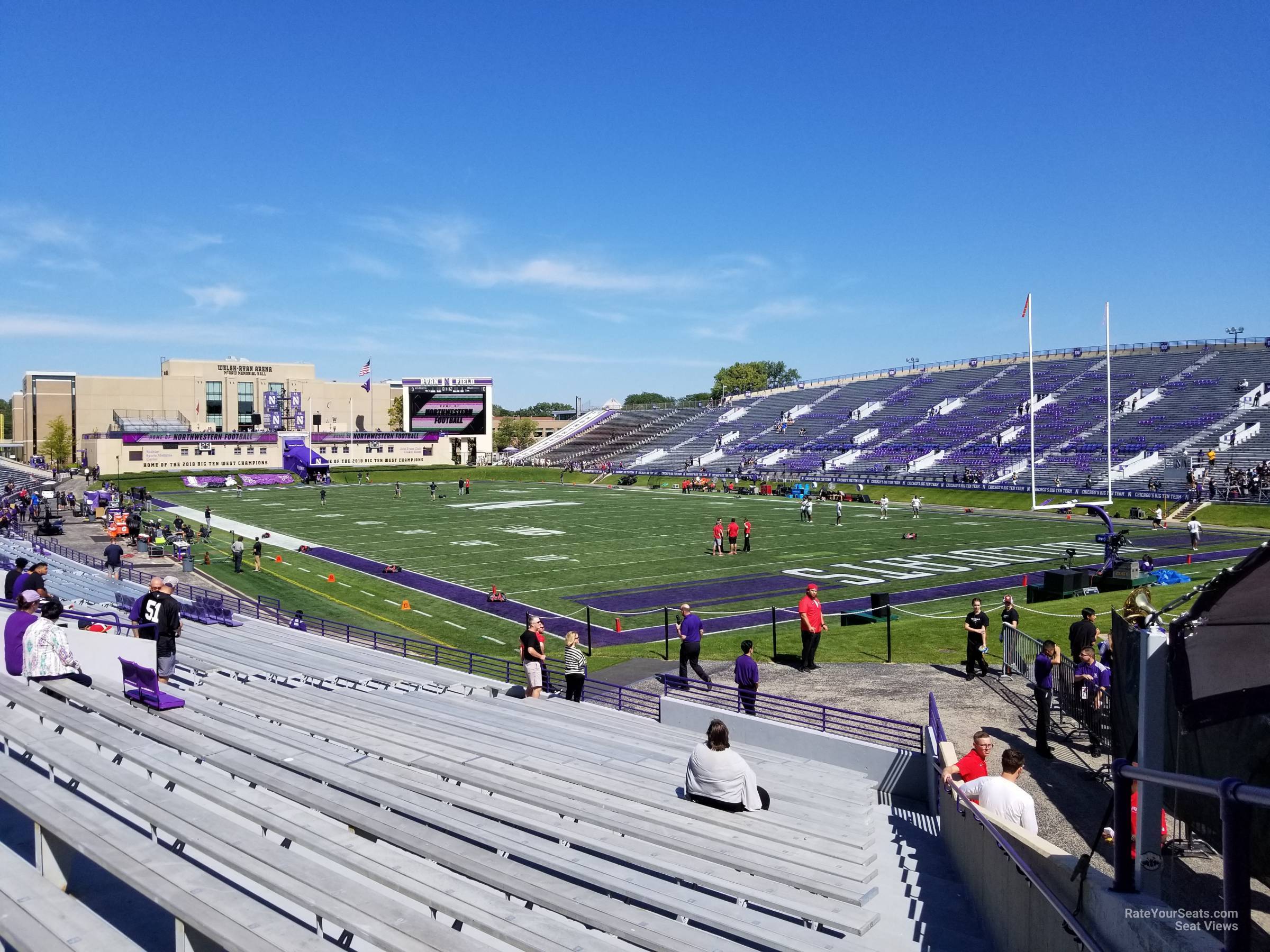 section 122, row 22 seat view  - ryan field