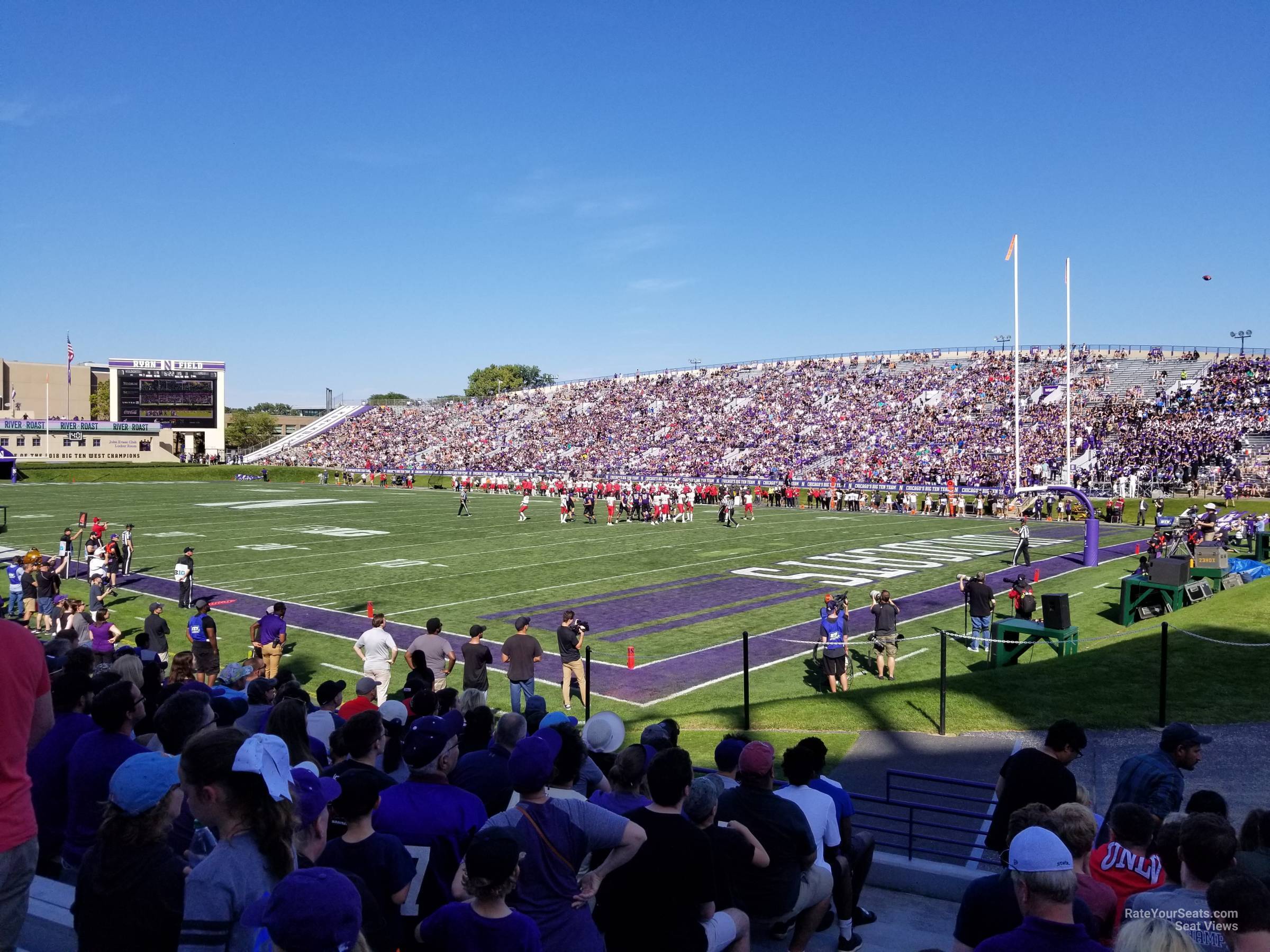 section 123, row 11 seat view  - ryan field