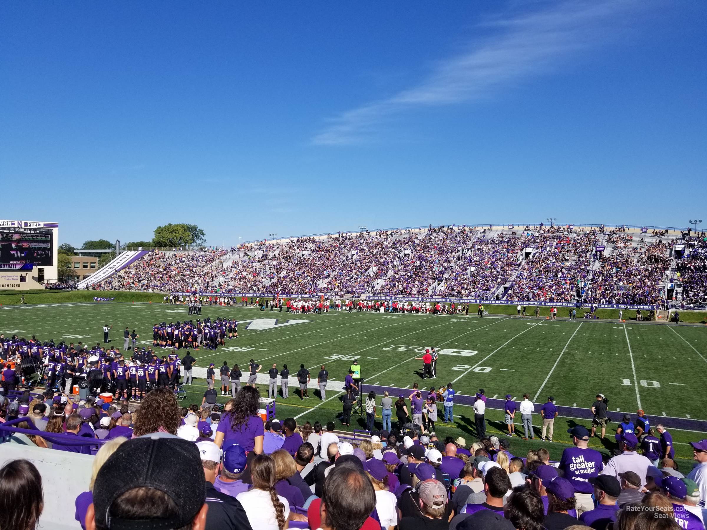 section 126, row 22 seat view  - ryan field