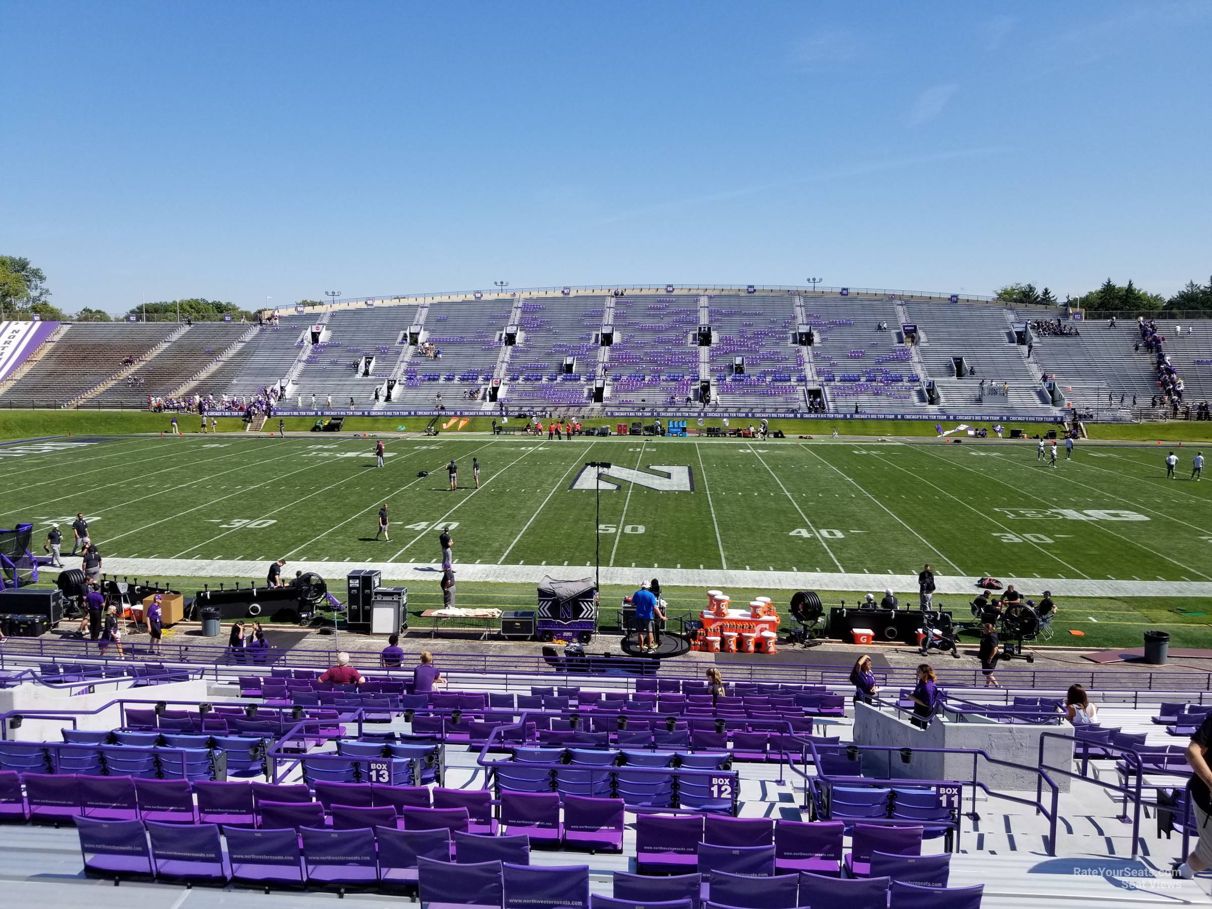 section 129, row 35 seat view  - ryan field