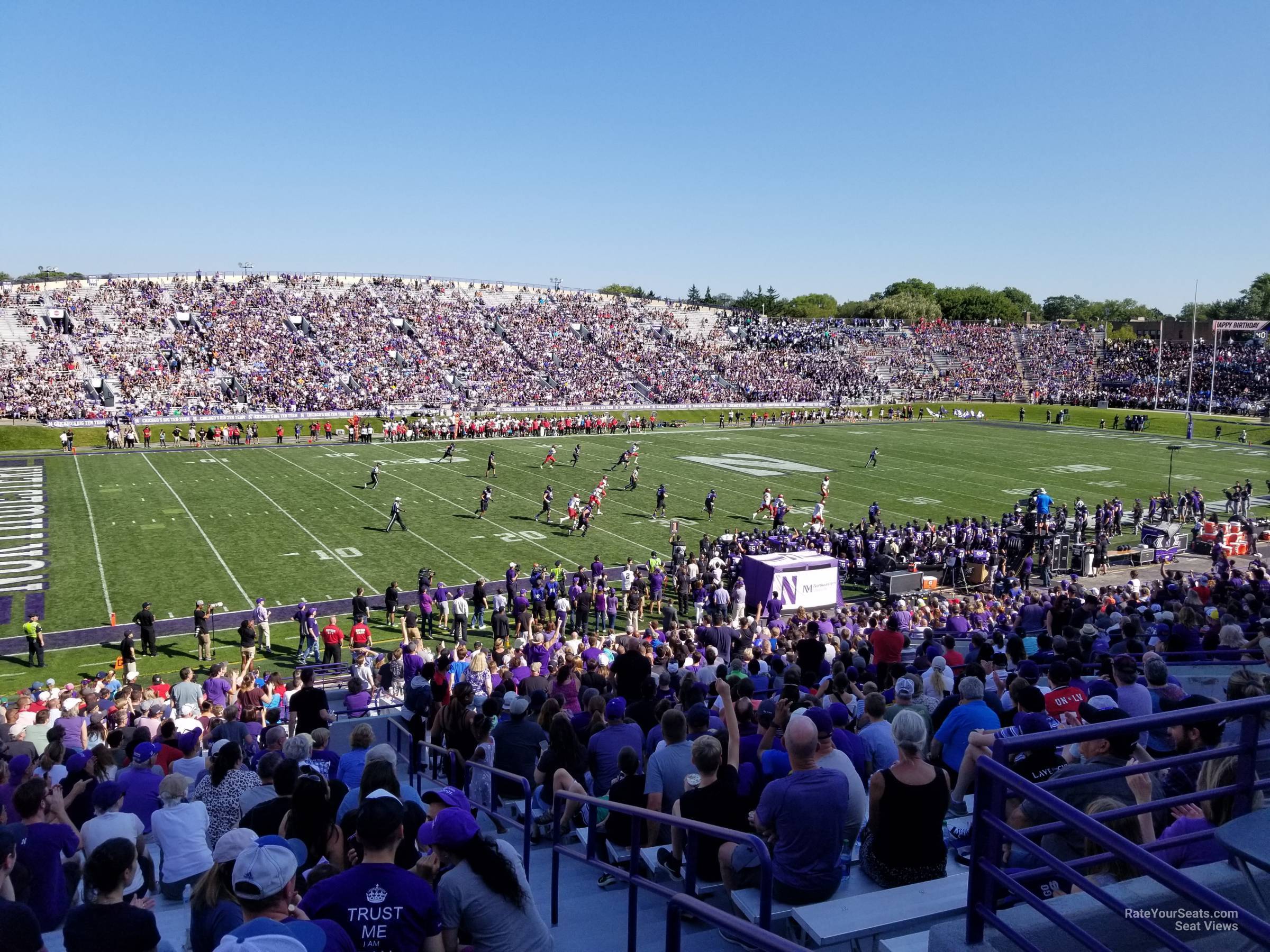 section 133, row 40 seat view  - ryan field